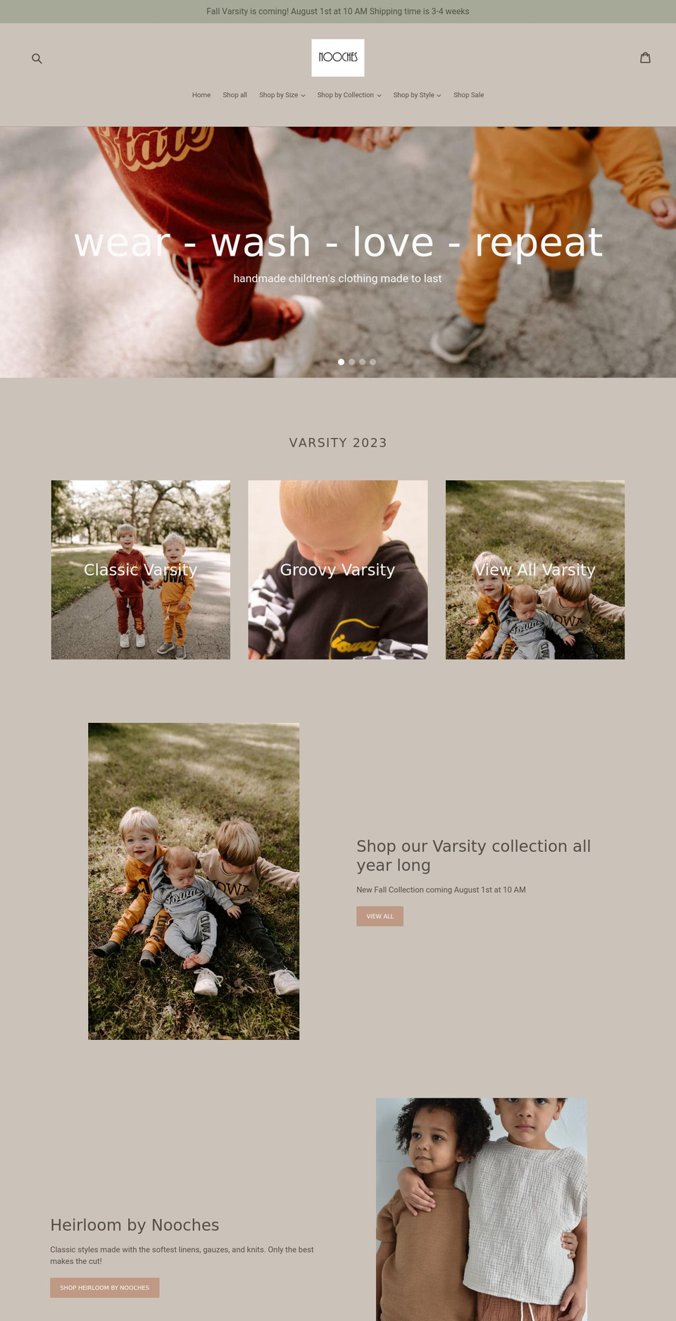 nooches.com shopify website screenshot