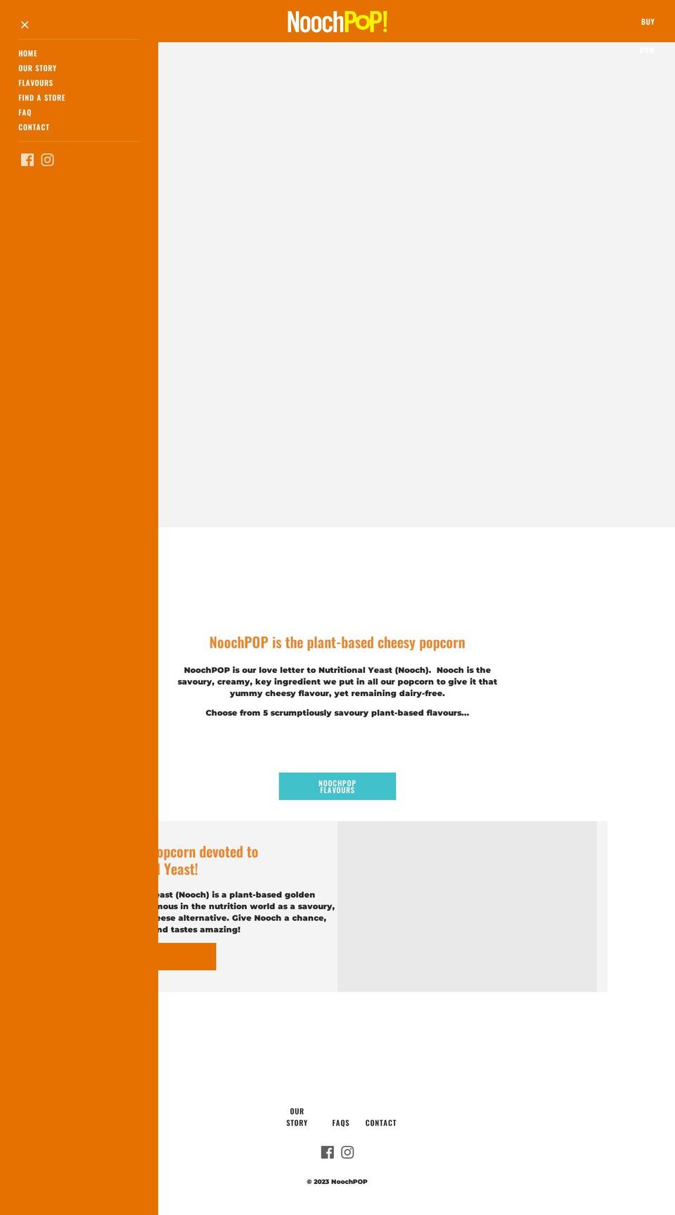 noochpop.ca shopify website screenshot