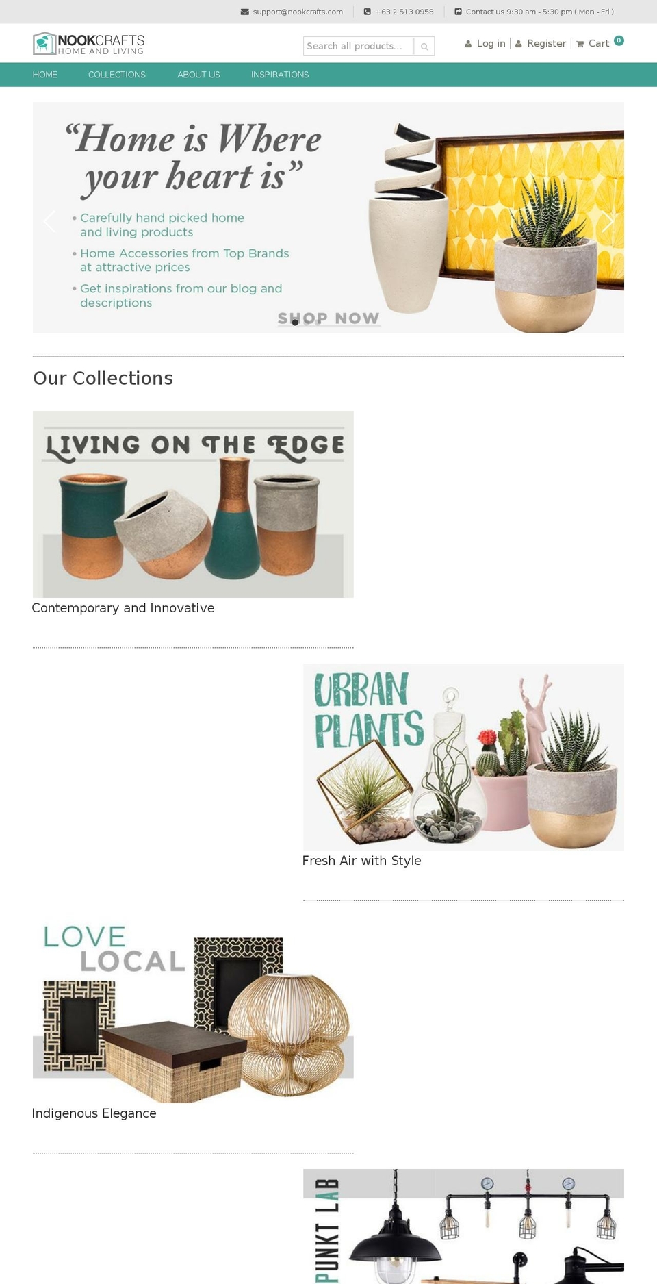 nookcrafts.com shopify website screenshot