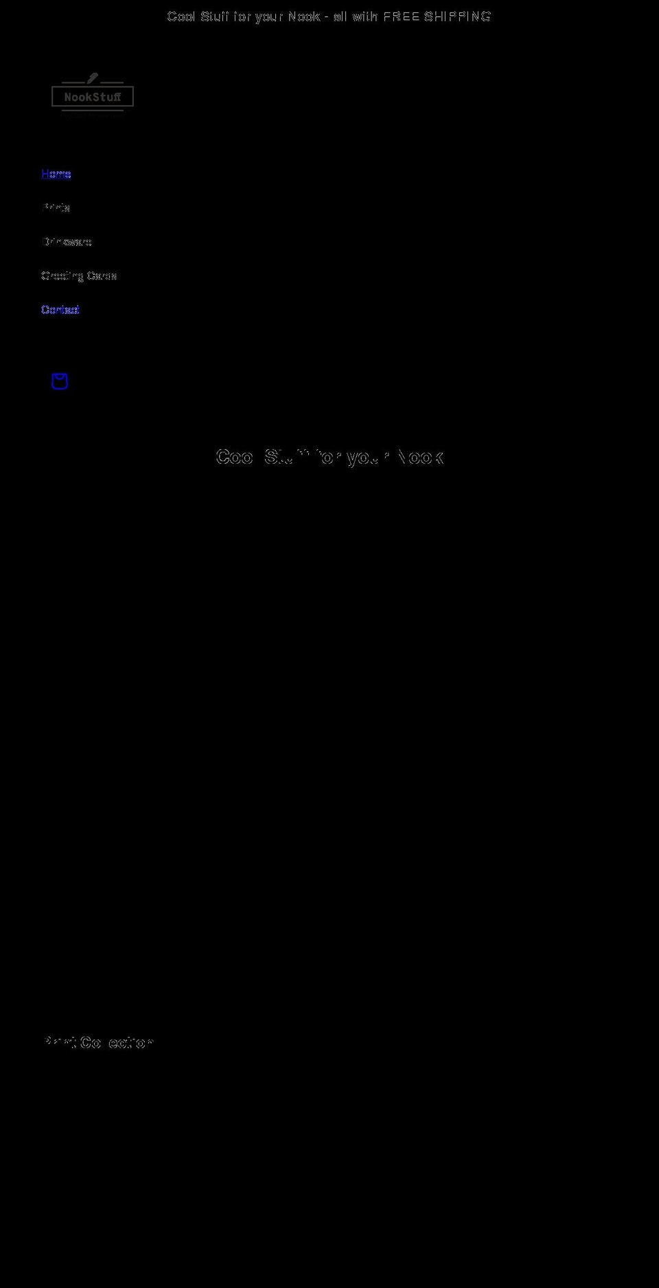 nookstuff.com shopify website screenshot