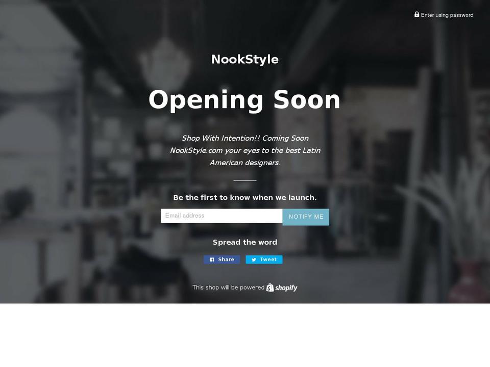 nookstyle.com — Shopify storefront screenshot