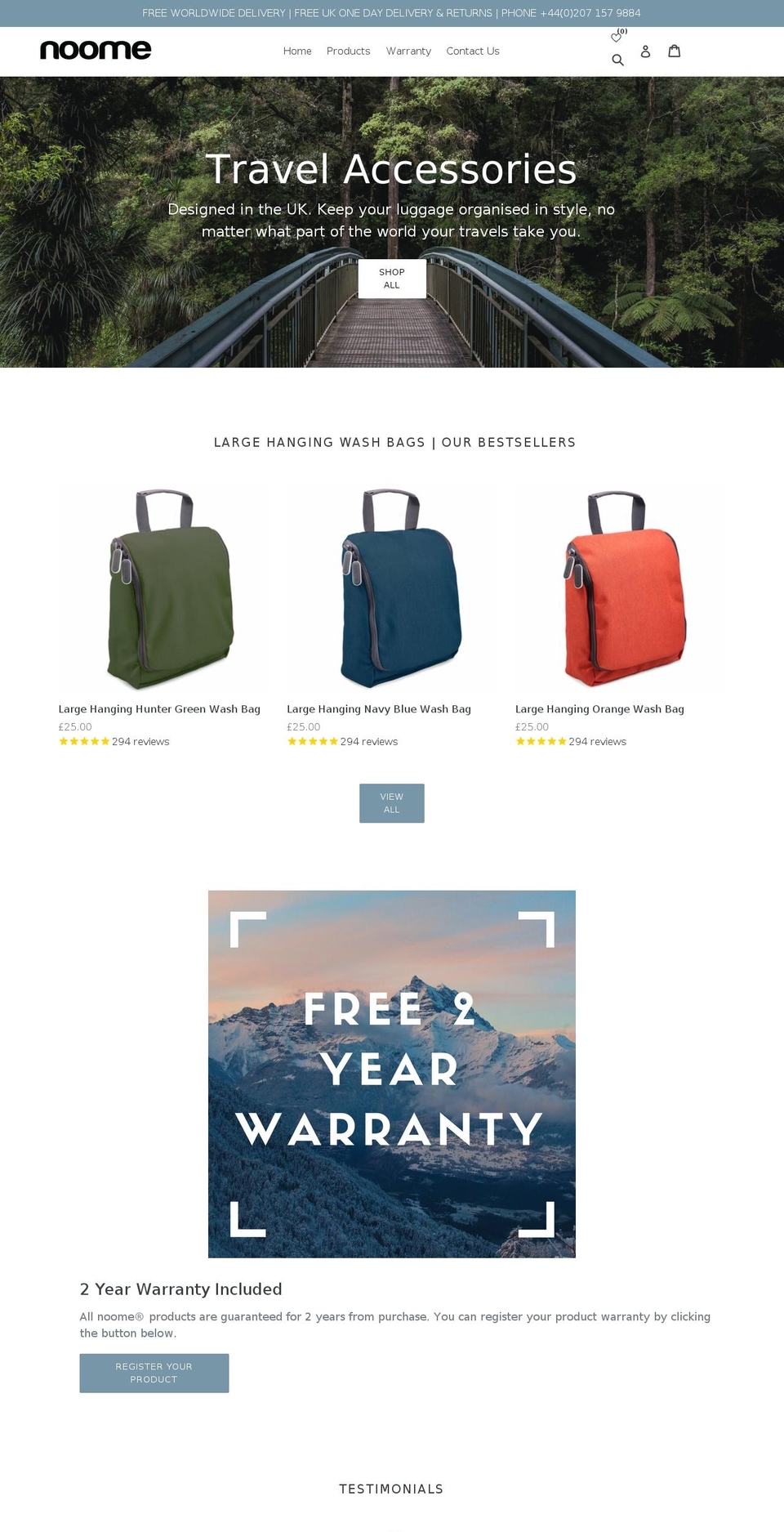 noome.com shopify website screenshot