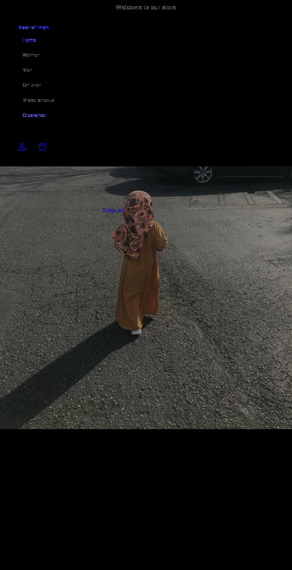 noorofiman.com shopify website screenshot