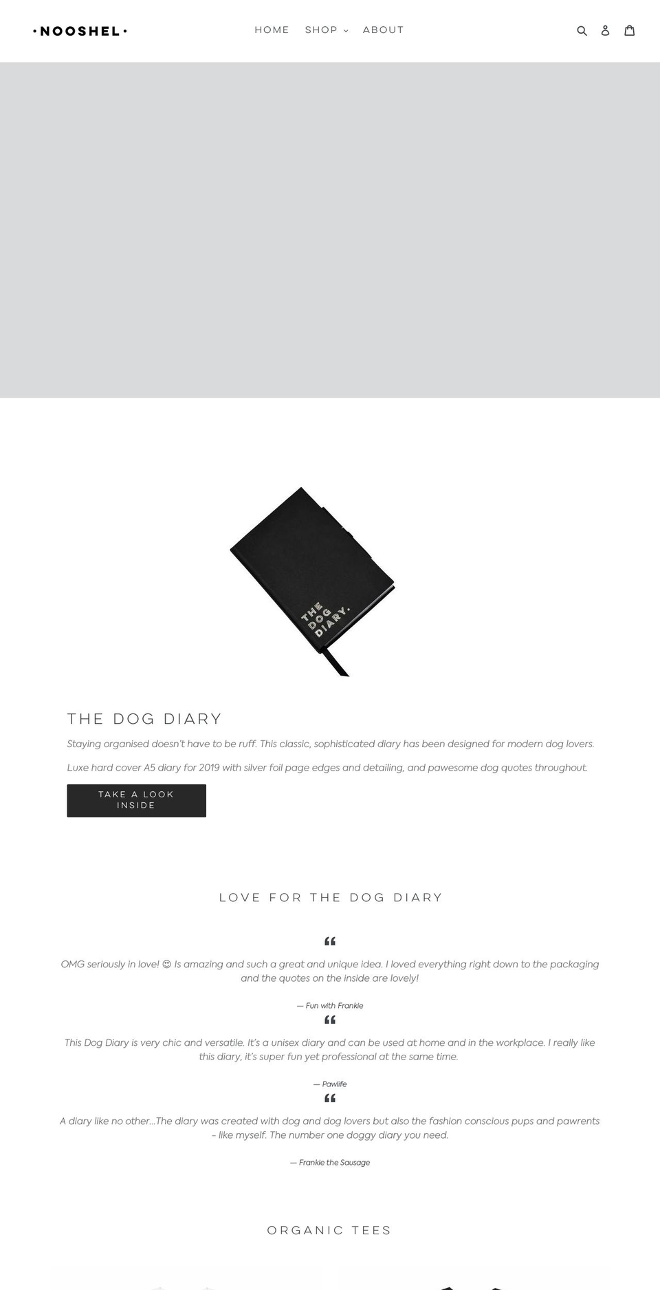 nooshel.com shopify website screenshot