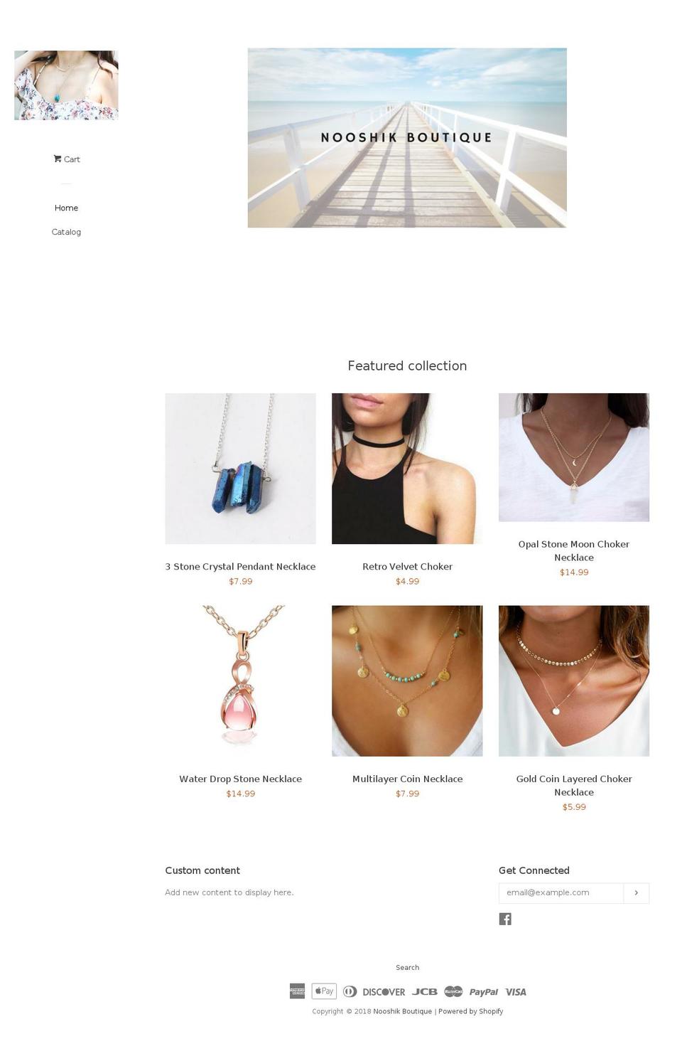 nooshik.com — Shopify storefront screenshot