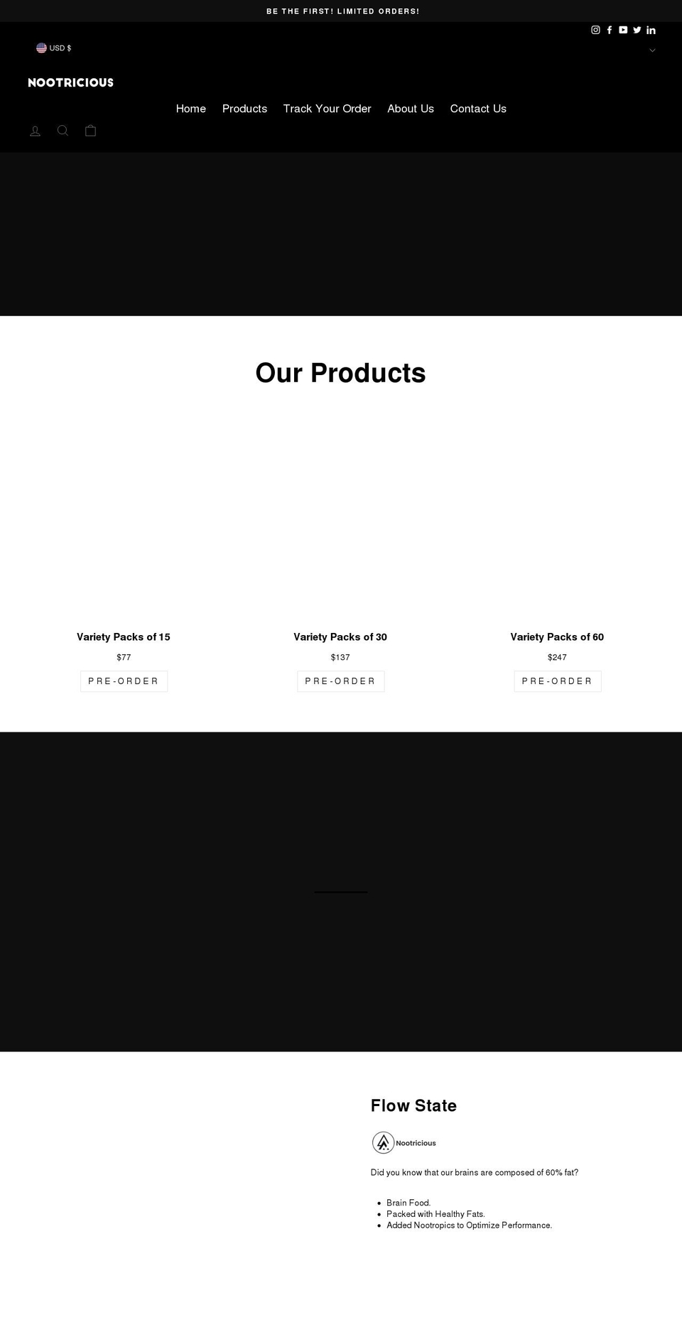 nootup.com shopify website screenshot