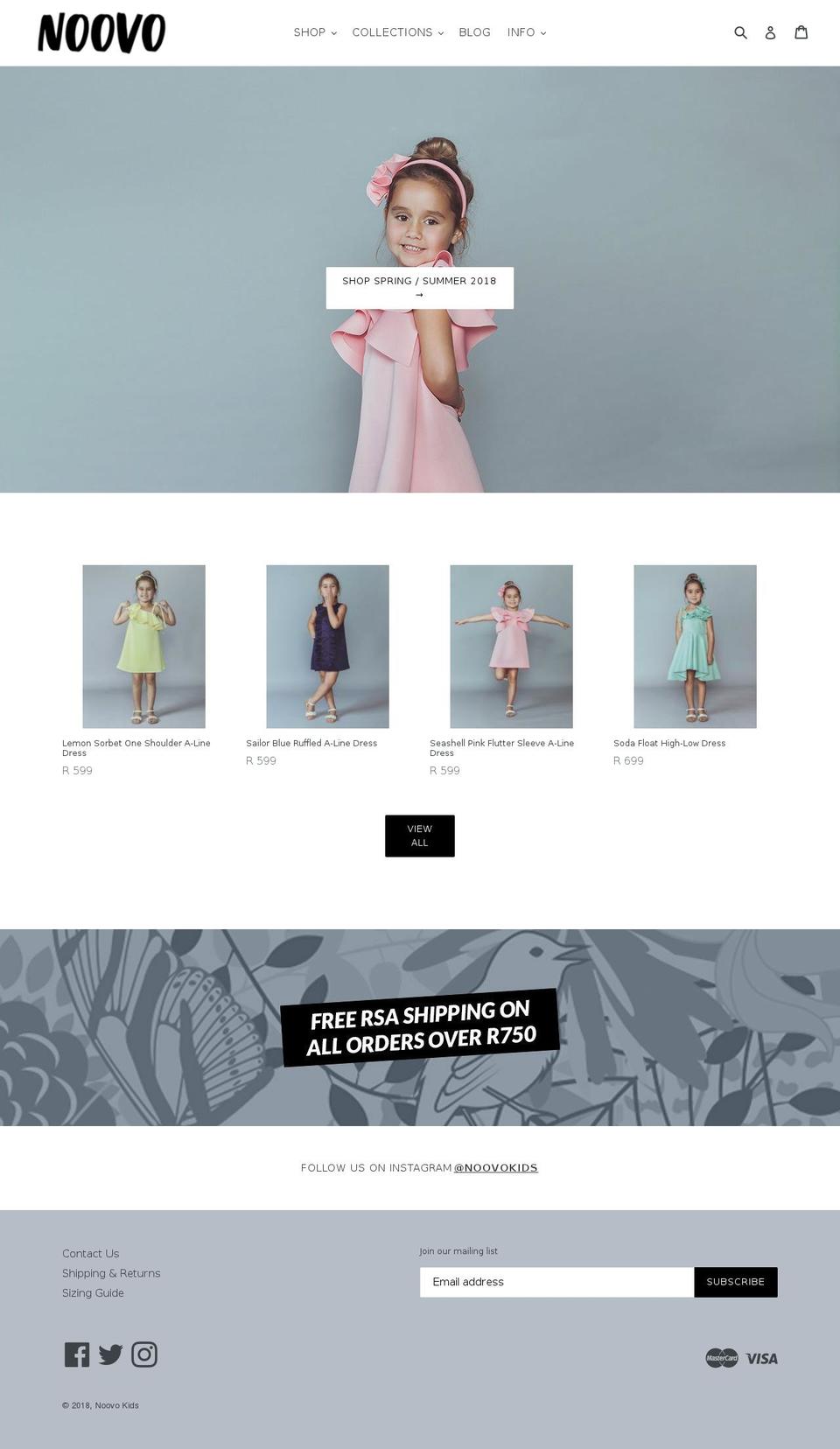 noovokids.com — Shopify storefront screenshot