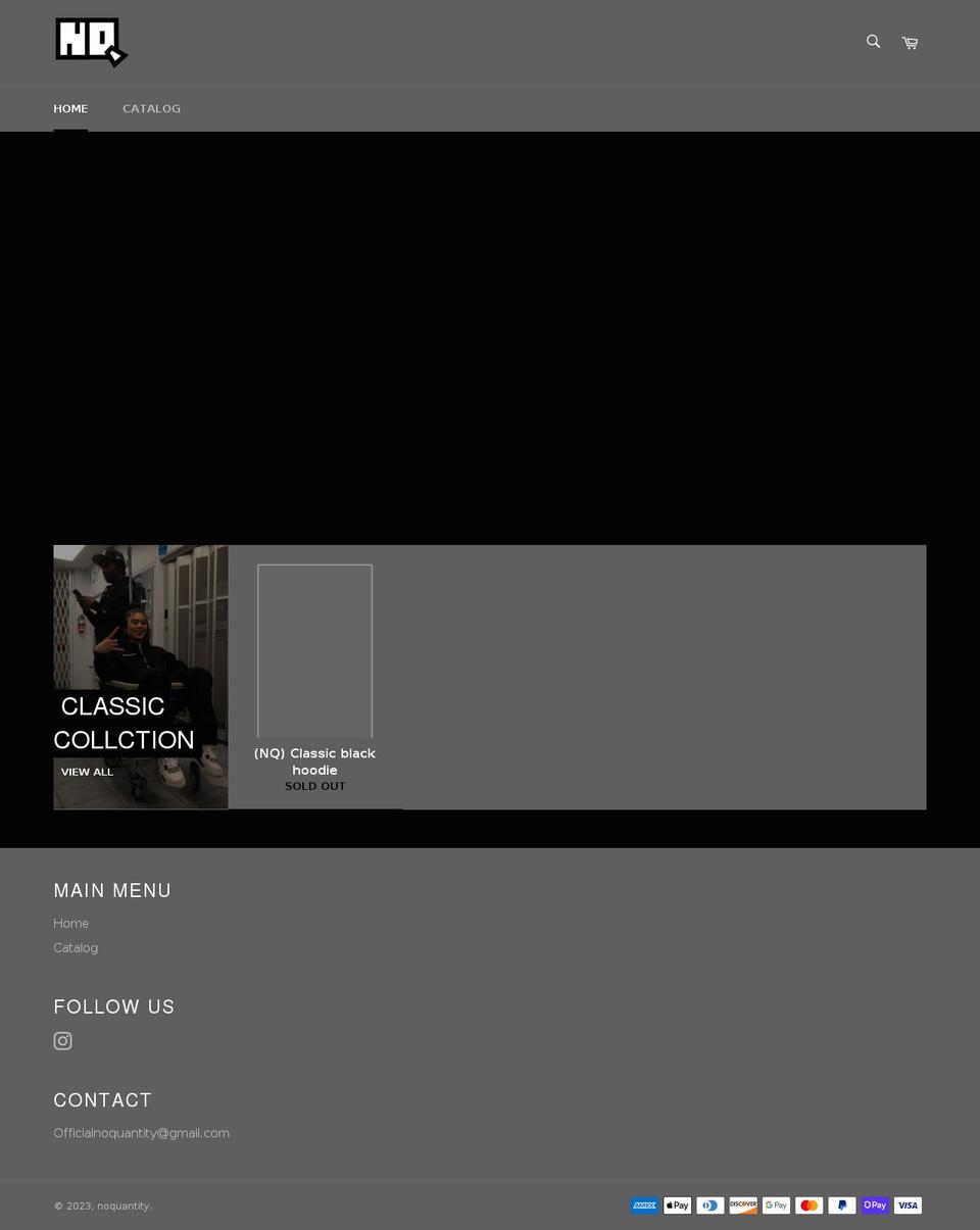 noquantity.ca shopify website screenshot