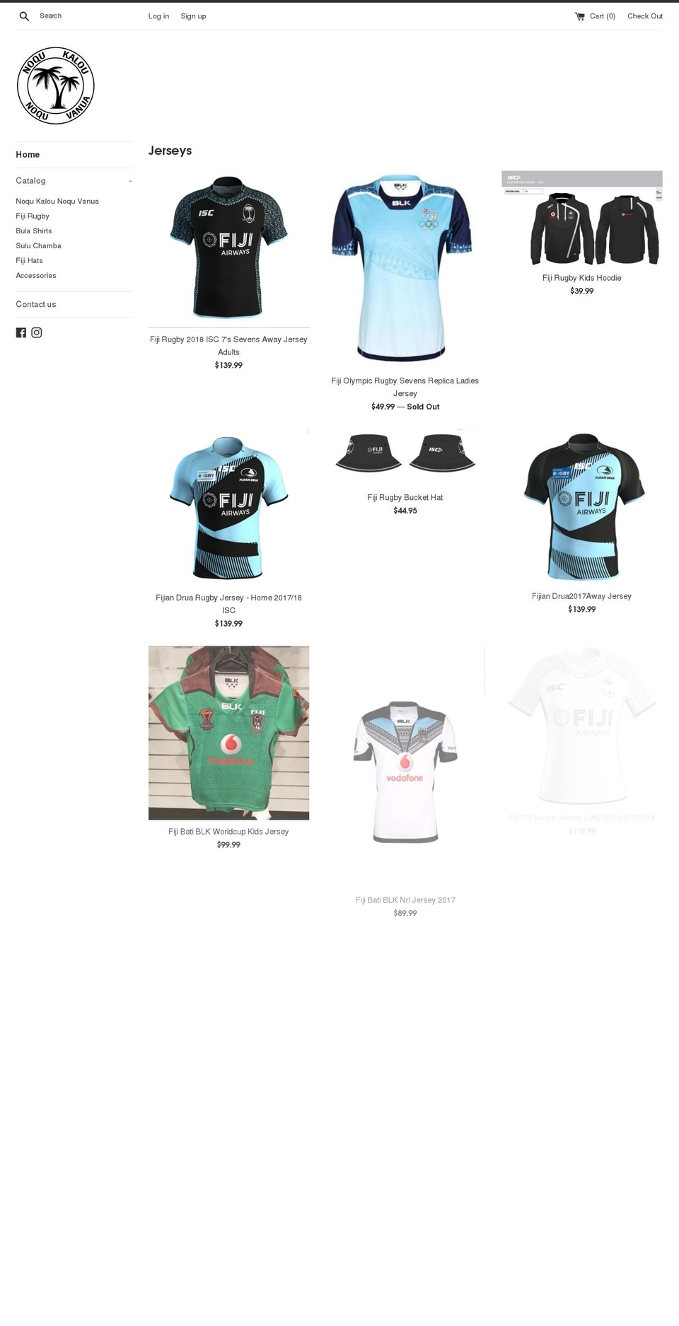 noqukalounoquvanua.com shopify website screenshot