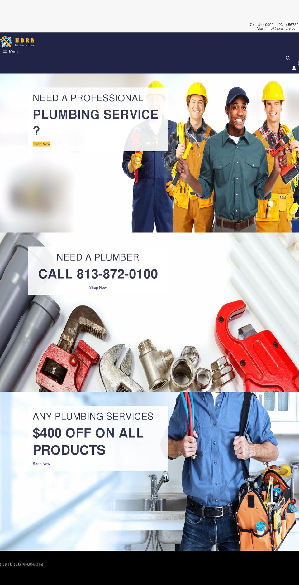 nora-demo.myshopify.com shopify website screenshot