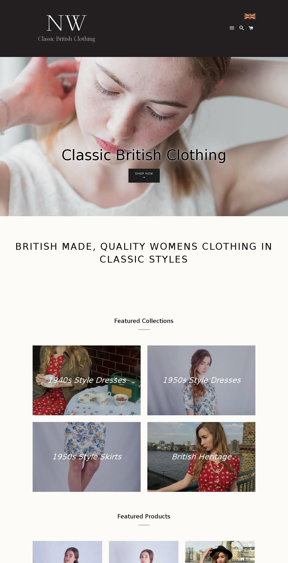 norahwishart.com shopify website screenshot