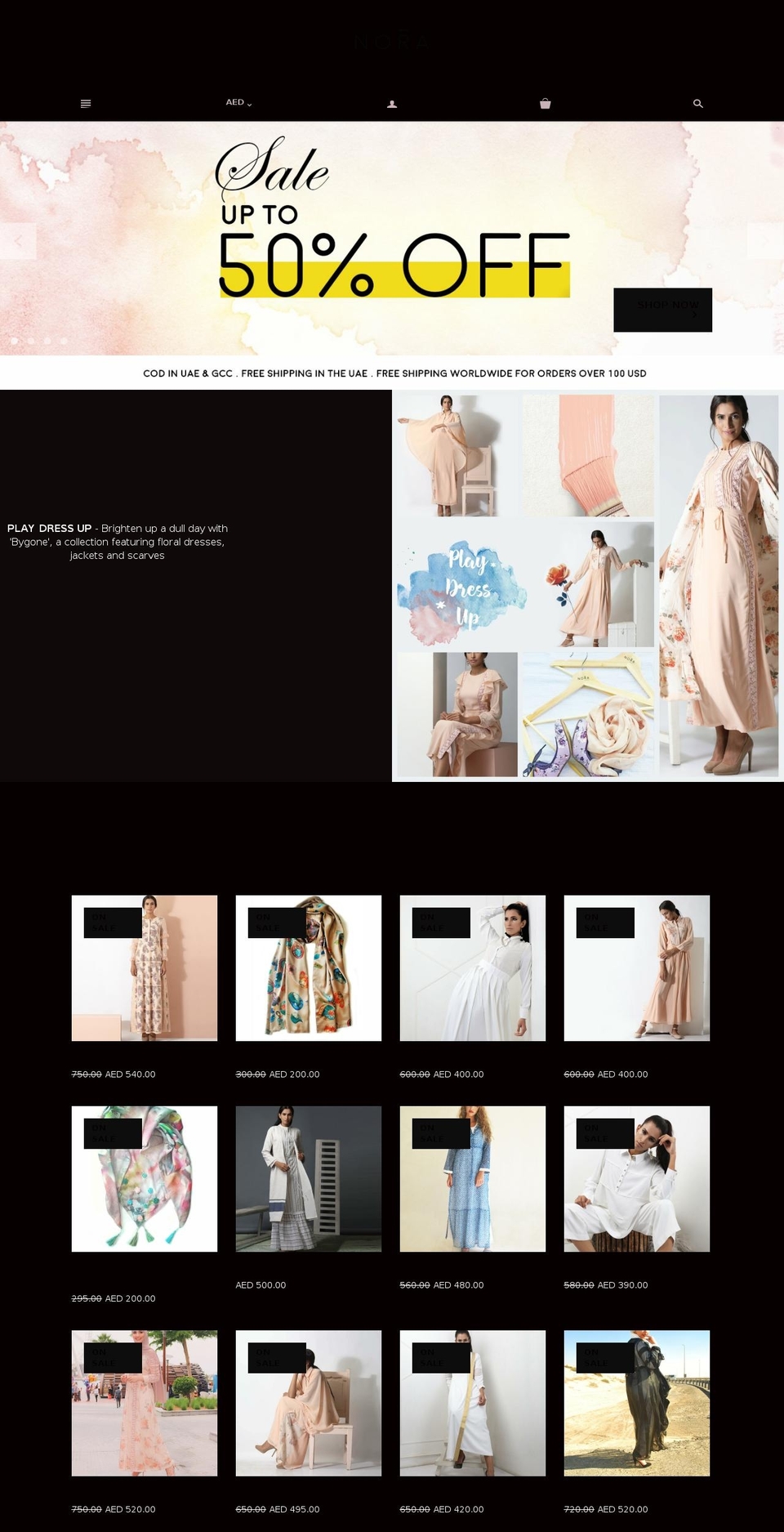 noranerjis.com — Shopify storefront screenshot