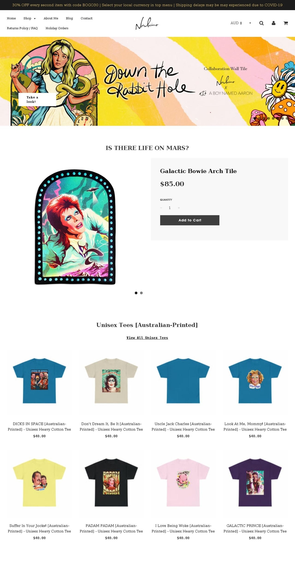 nordacious.com shopify website screenshot