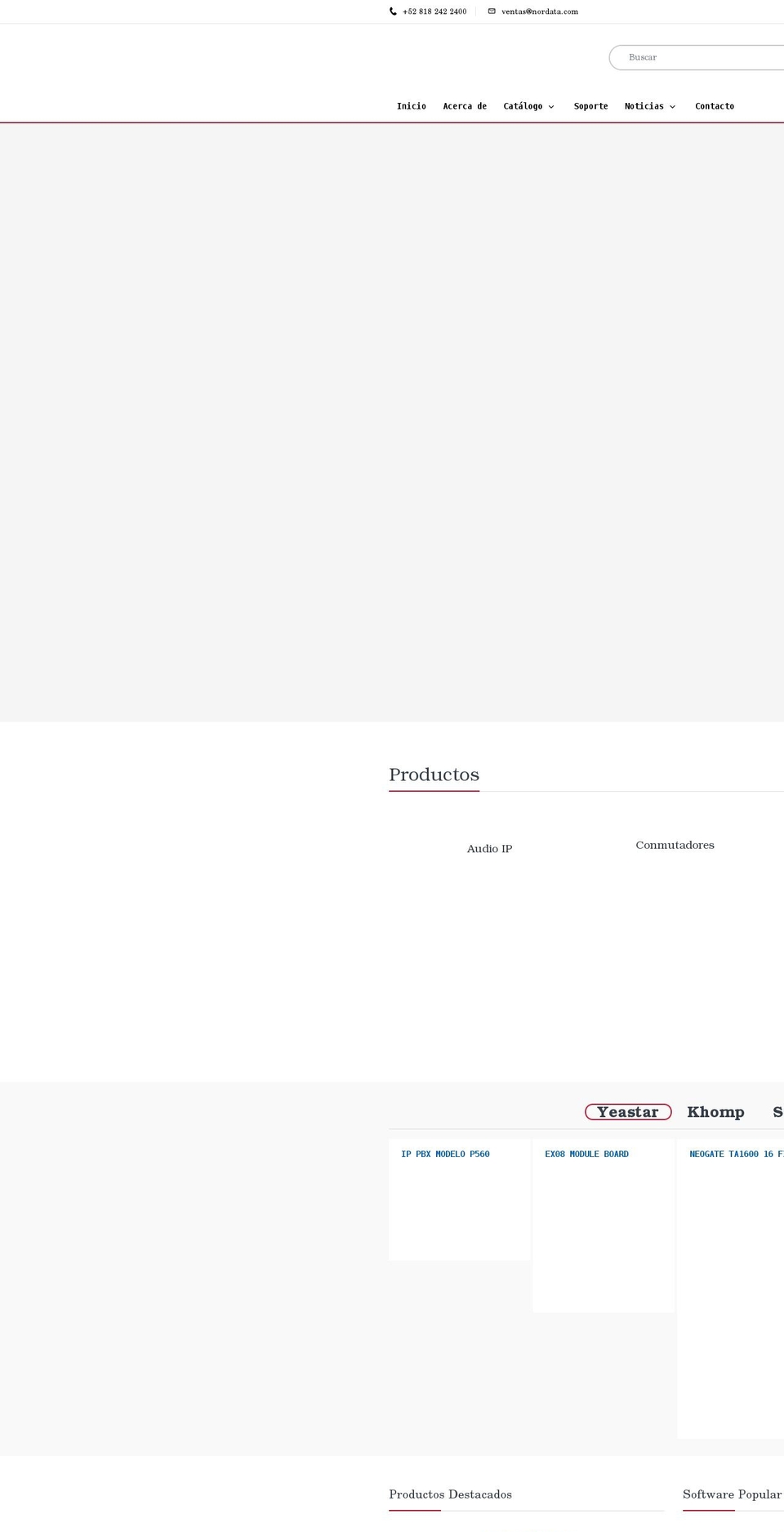 nordata.myshopify.com shopify website screenshot