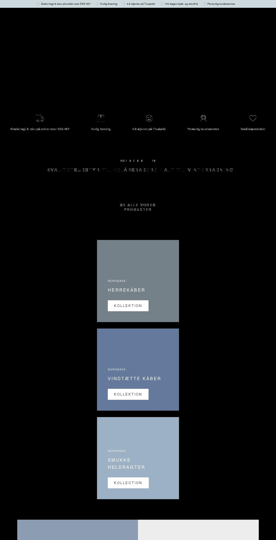 nordbaek.com — Shopify storefront screenshot
