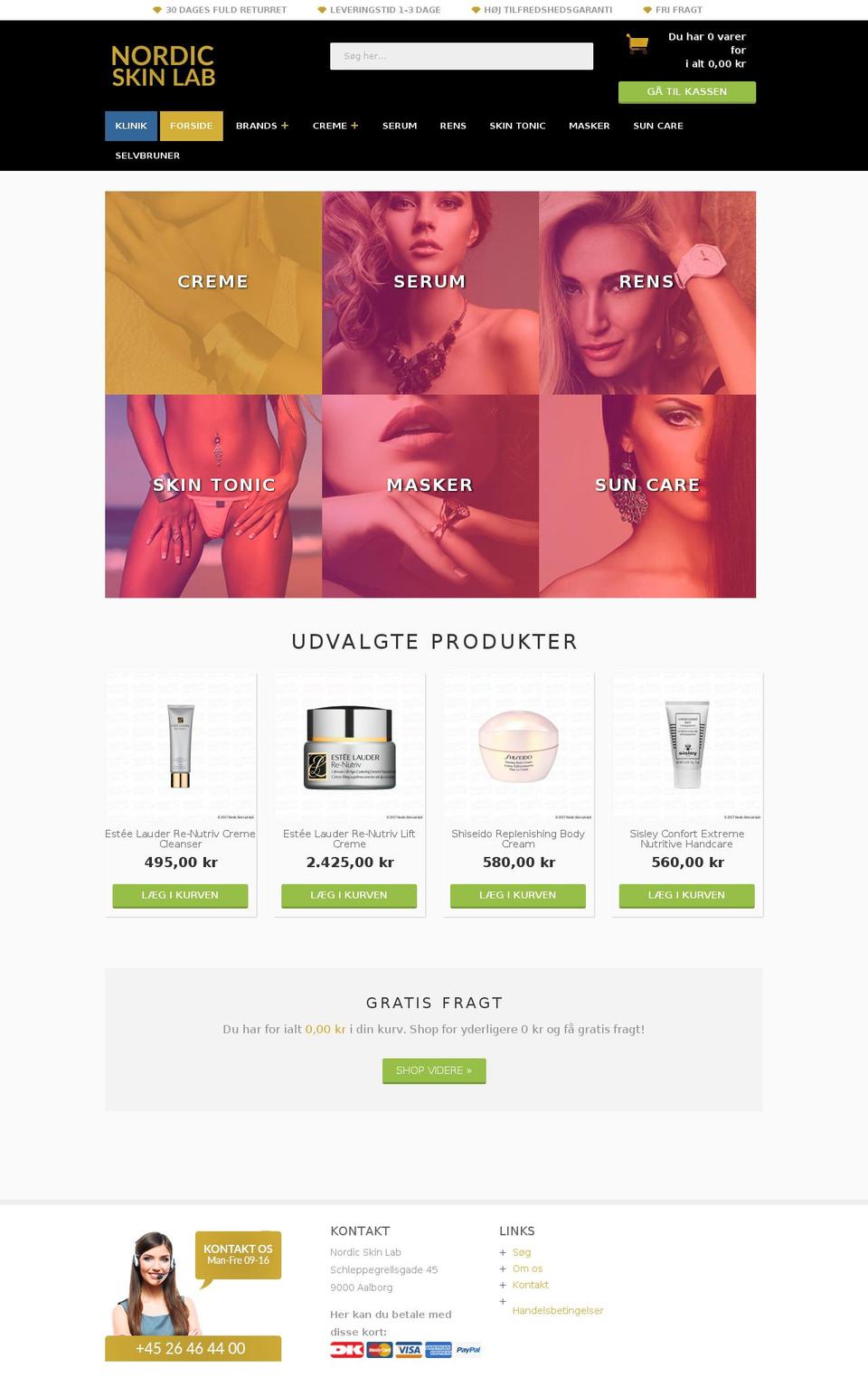 nordic-skin-lab.myshopify.com shopify website screenshot