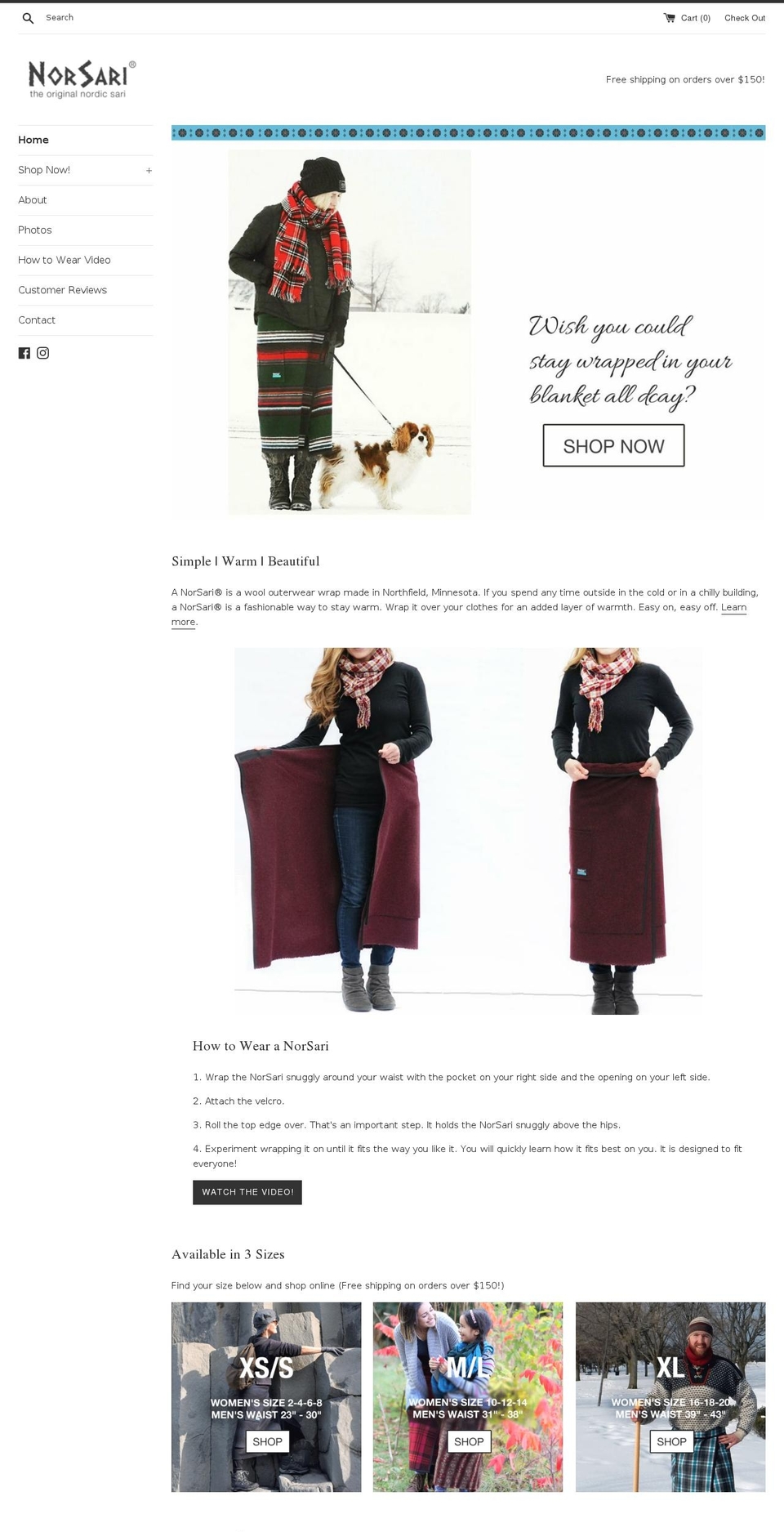 nordicsari.com — Shopify storefront screenshot
