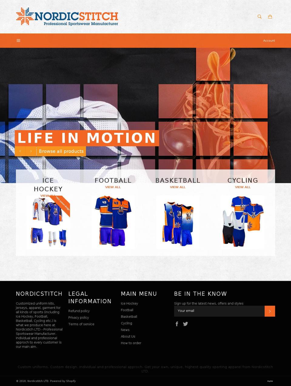 nordicstitch.com — Shopify storefront screenshot