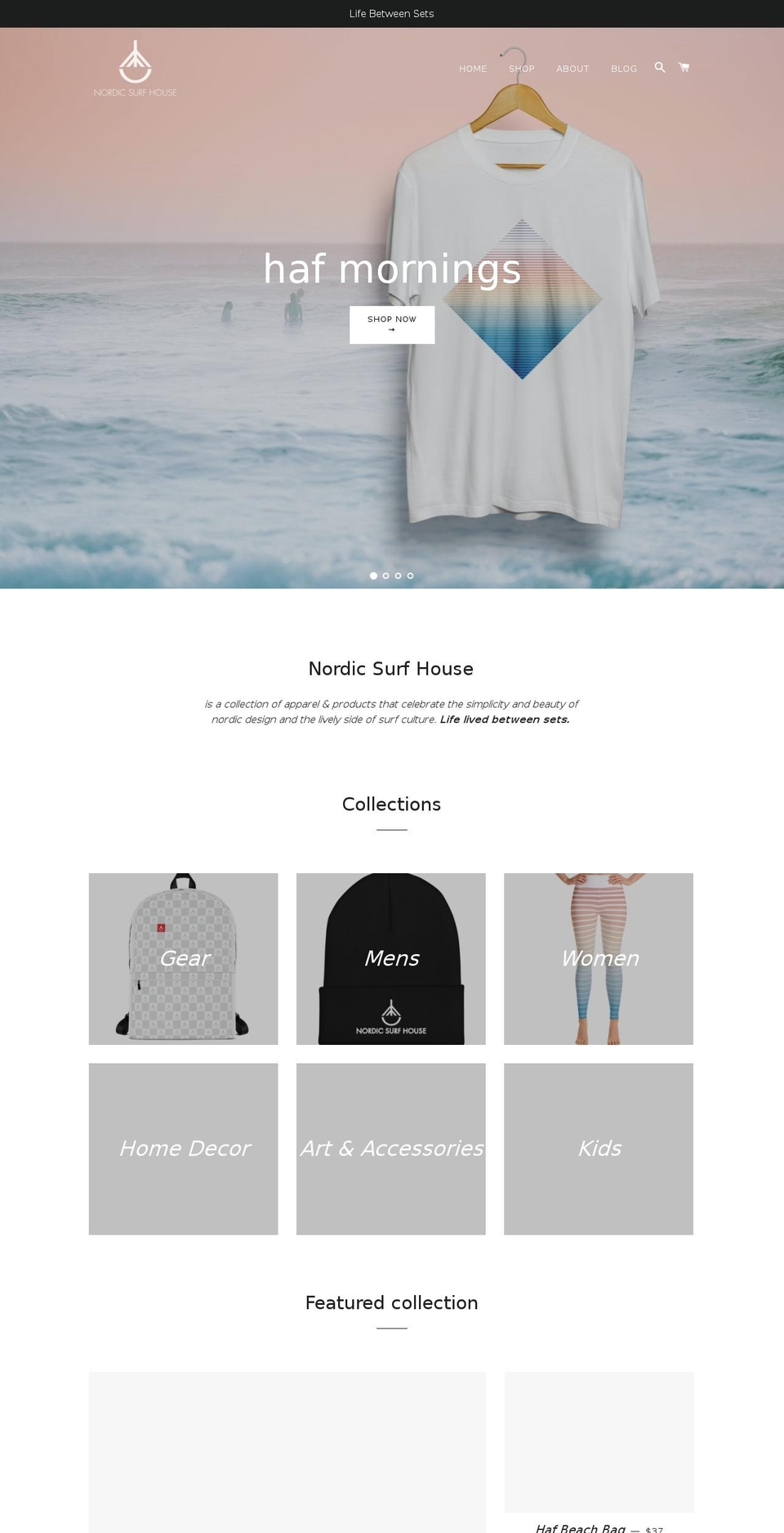 nordicsurfhouse.com — Shopify storefront screenshot