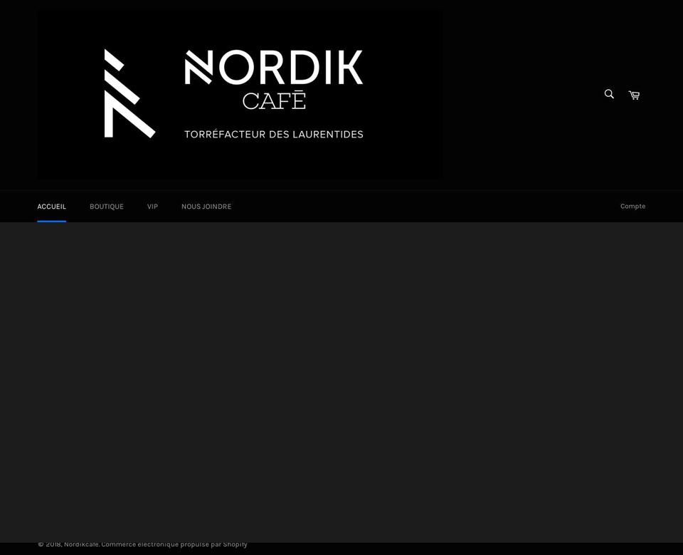 nordikcafe.com shopify website screenshot
