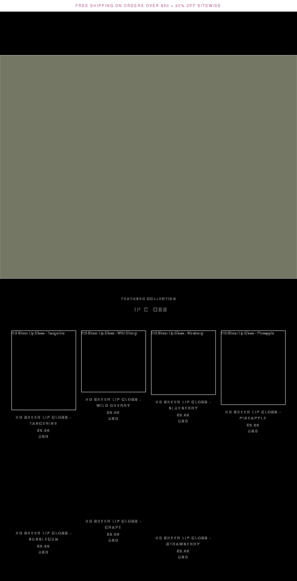 noreensbeauty.com shopify website screenshot