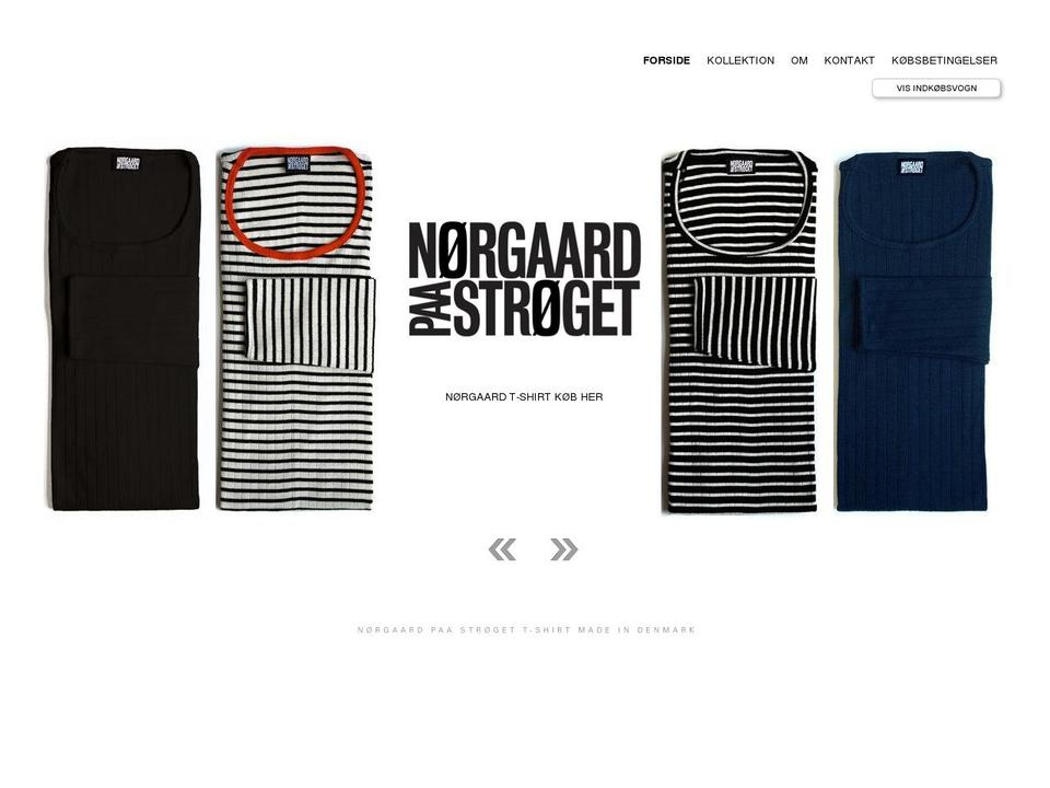 norgaardpaanettet.dk shopify website screenshot