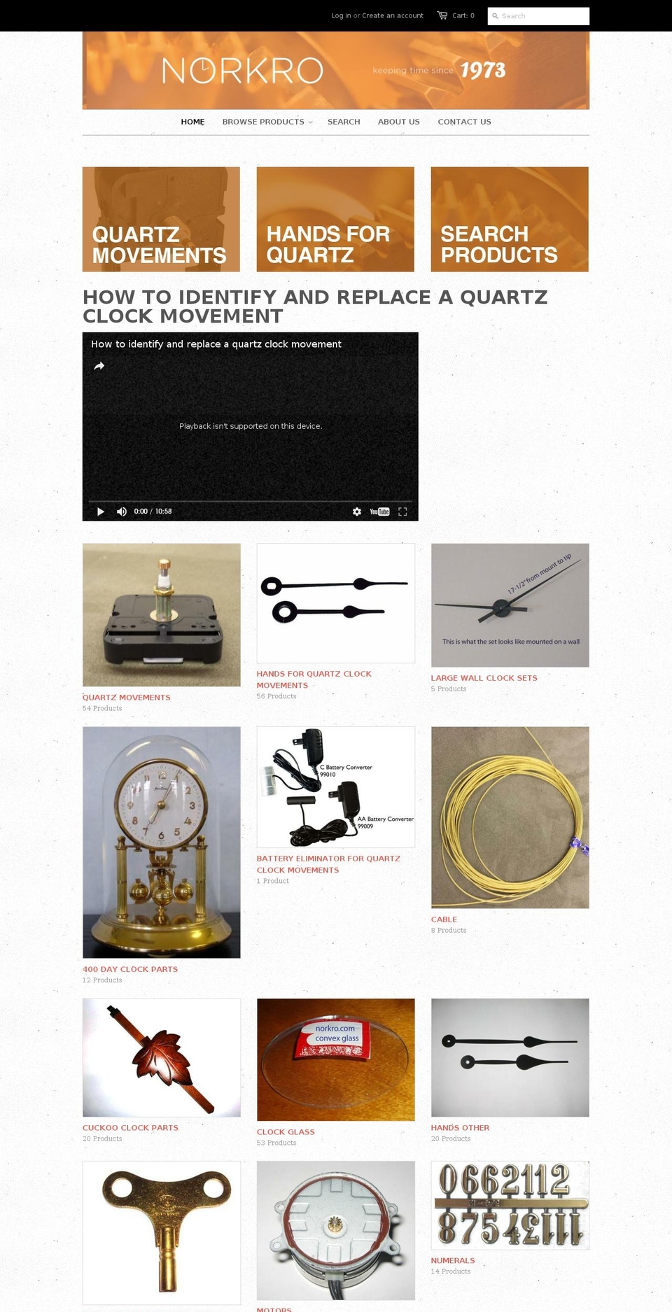 norkro.com shopify website screenshot