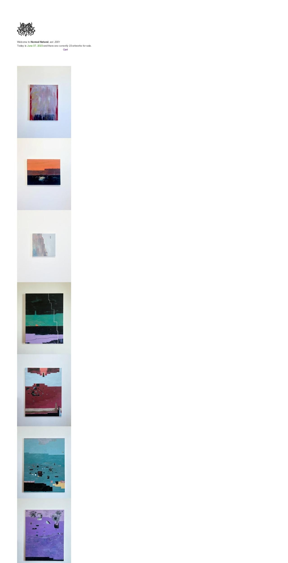 normalnatural.net shopify website screenshot