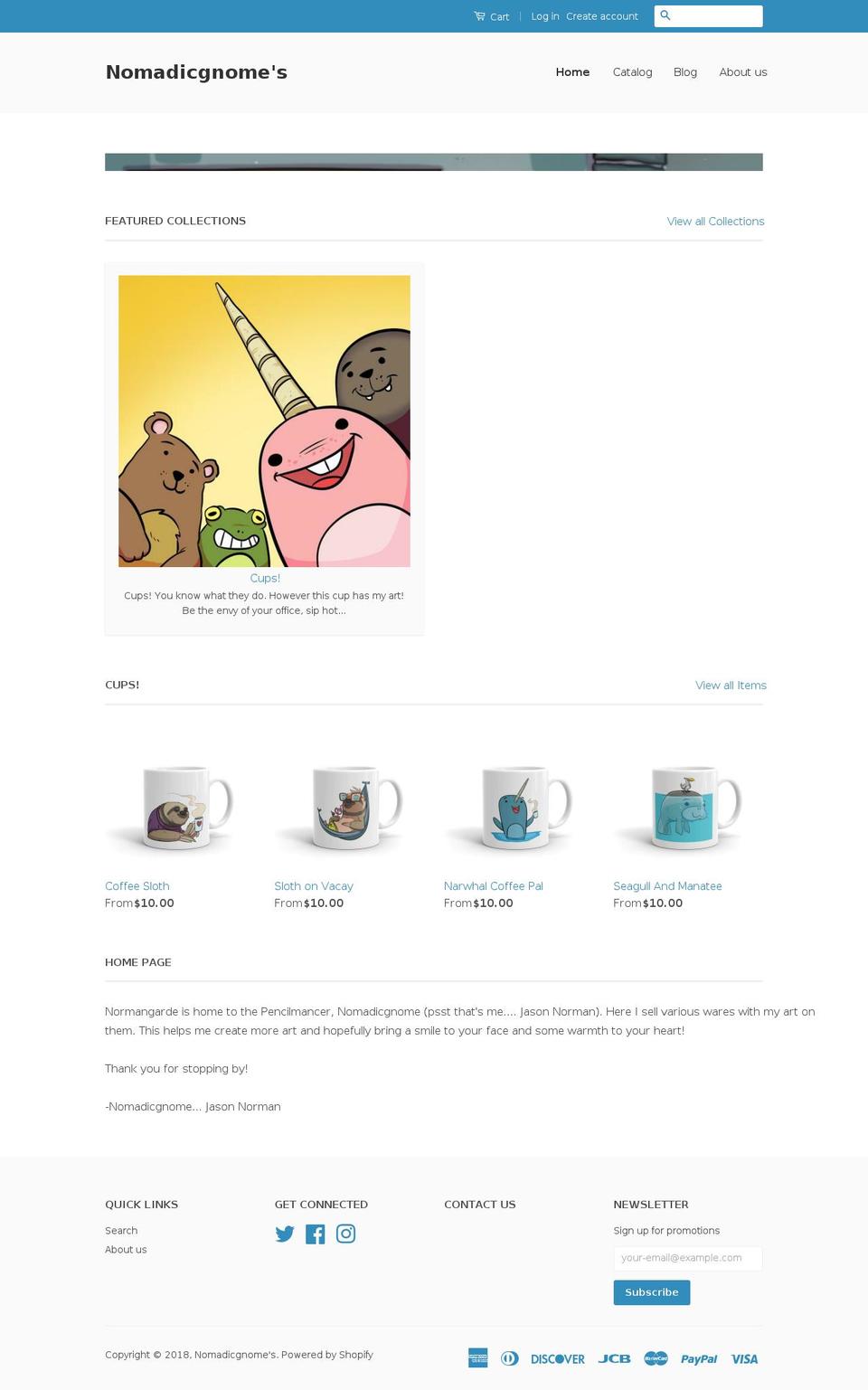 normangarde.com — Shopify storefront screenshot