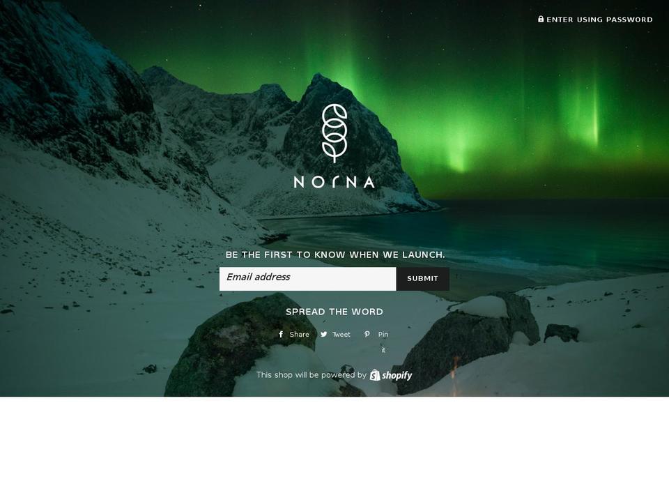norna.com — Shopify storefront screenshot