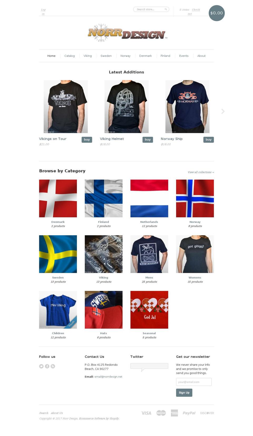 New Standard - NorrDesign Shopify theme site example norrdesign.net