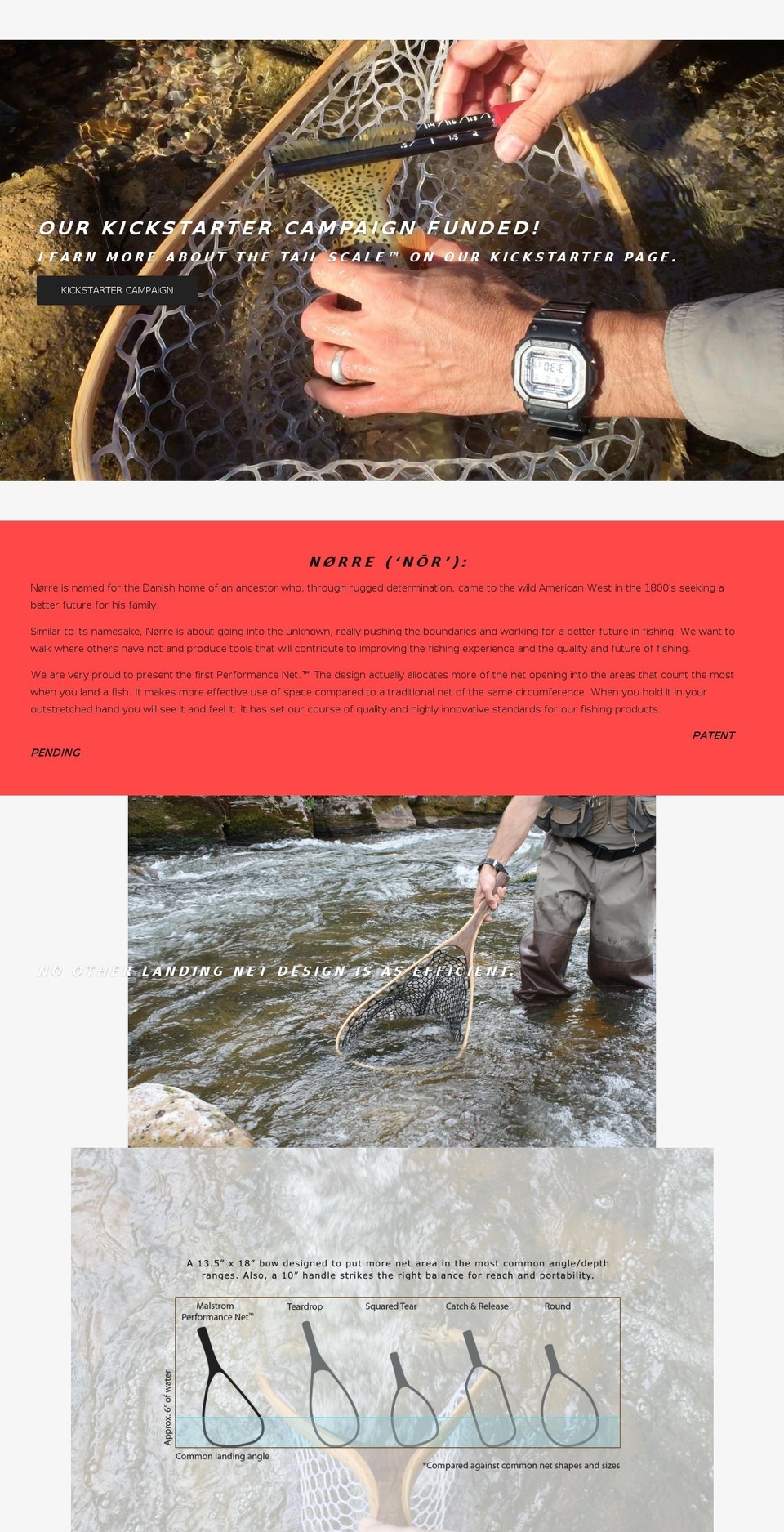 norrefishing.com shopify website screenshot