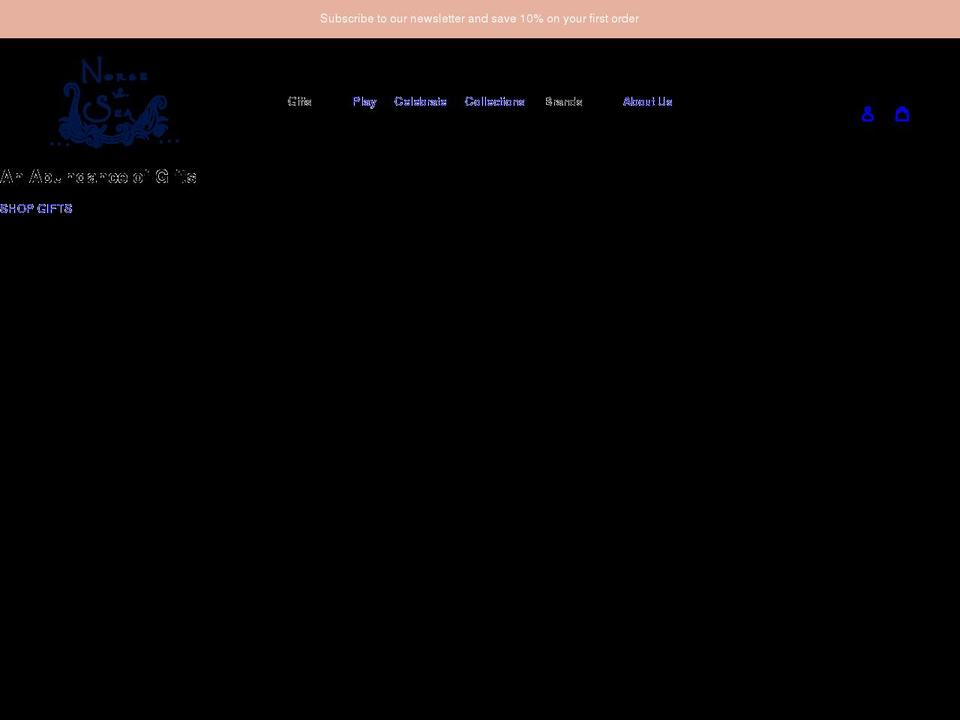 norseandsea.com shopify website screenshot