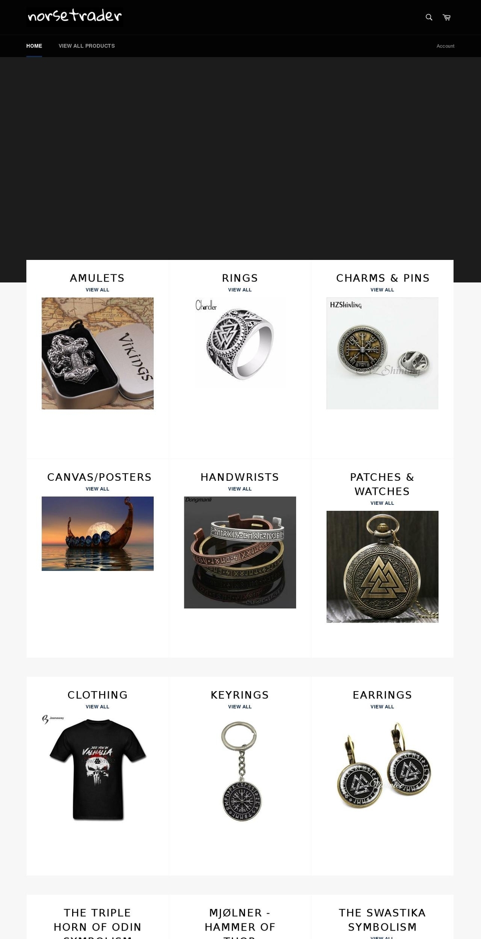 norsetrader.com — Shopify storefront screenshot