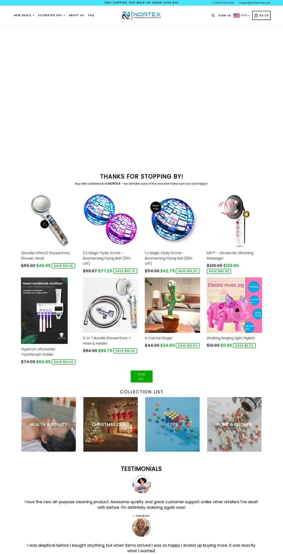 nortexdeals.com shopify website screenshot