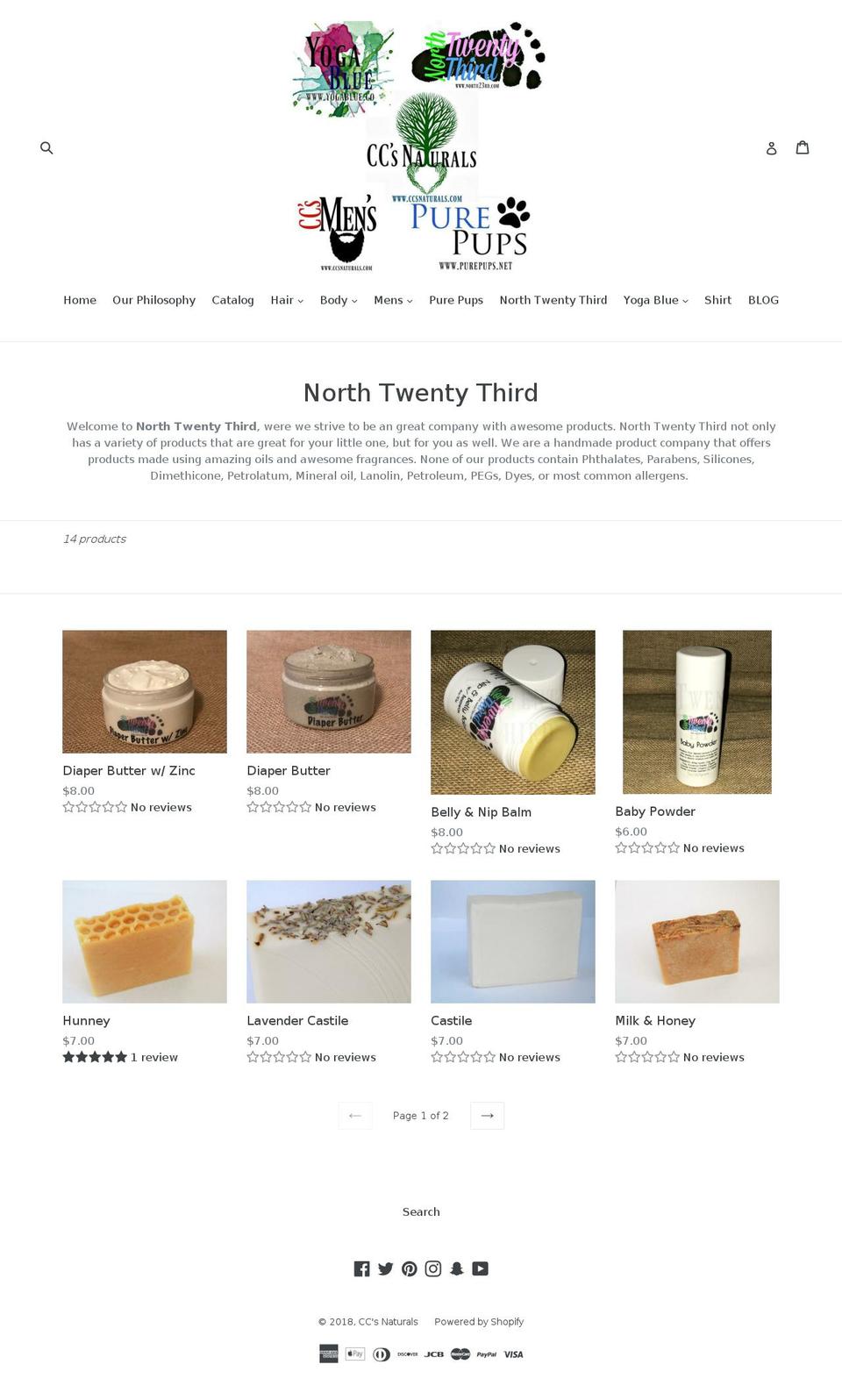 north23rd.net shopify website screenshot