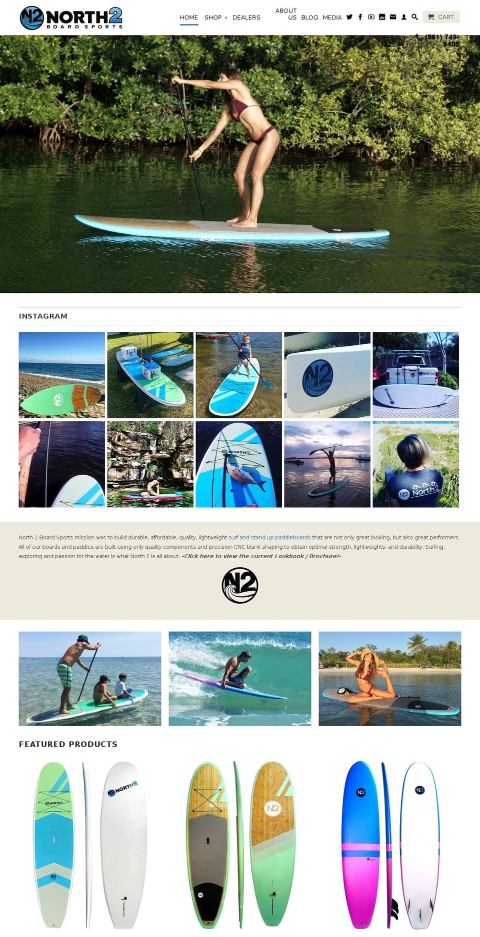 north2sup.com — Shopify storefront screenshot