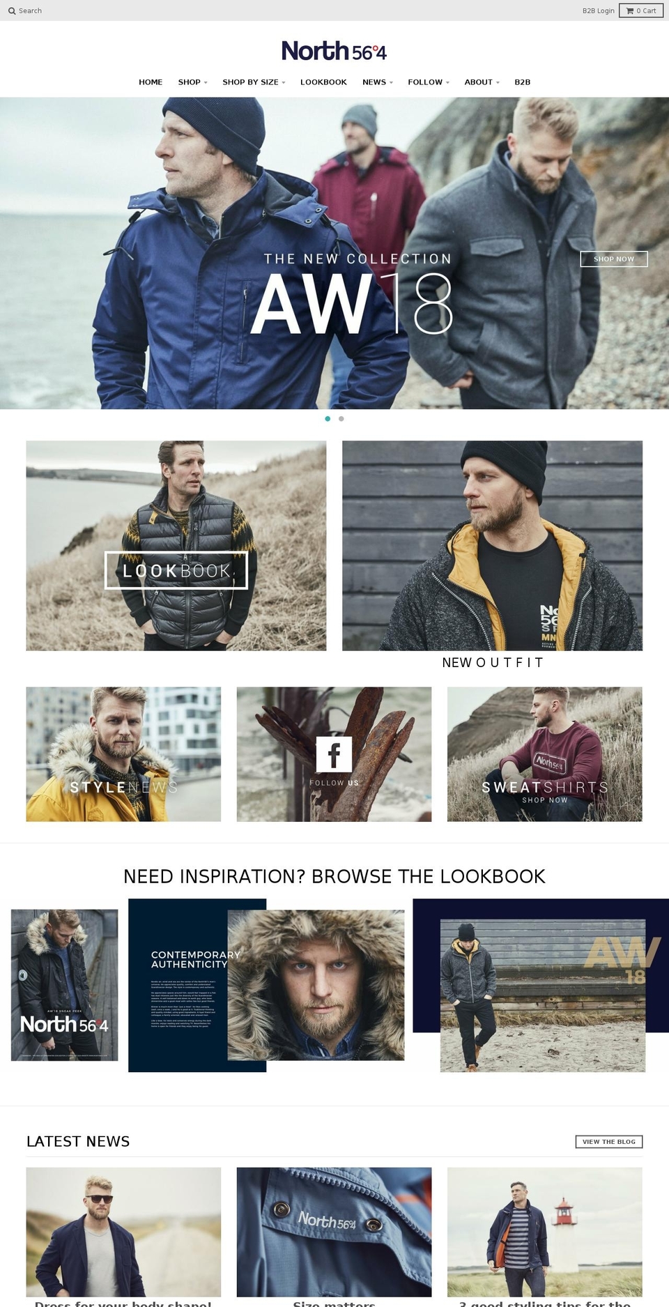 north56-4.com shopify website screenshot