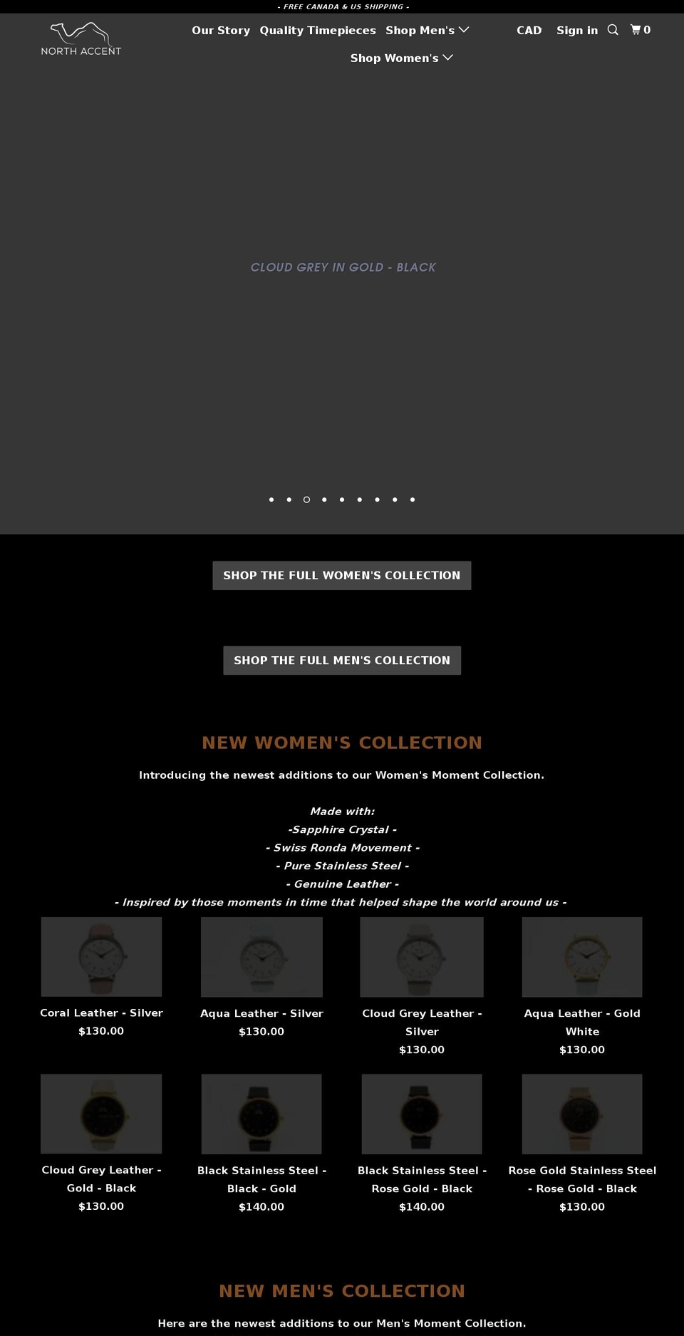 northaccent.com shopify website screenshot