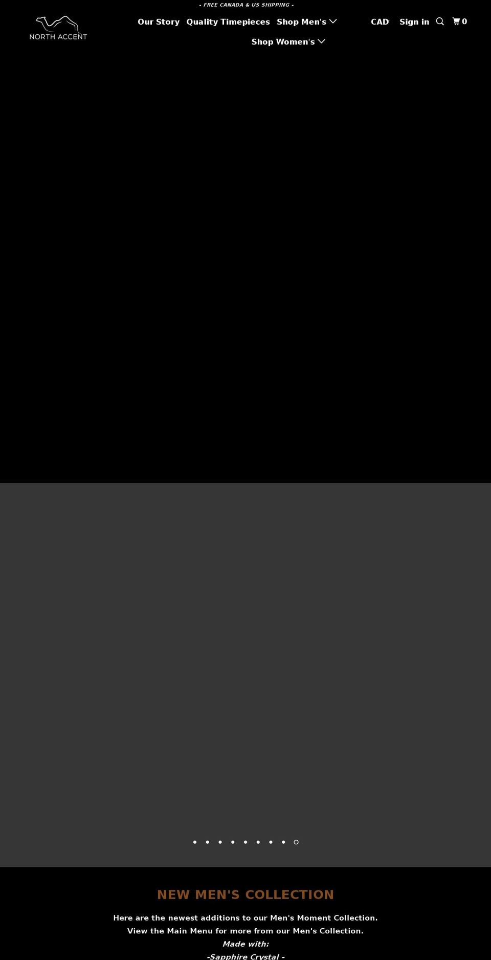 northaccentshop.com — Shopify storefront screenshot