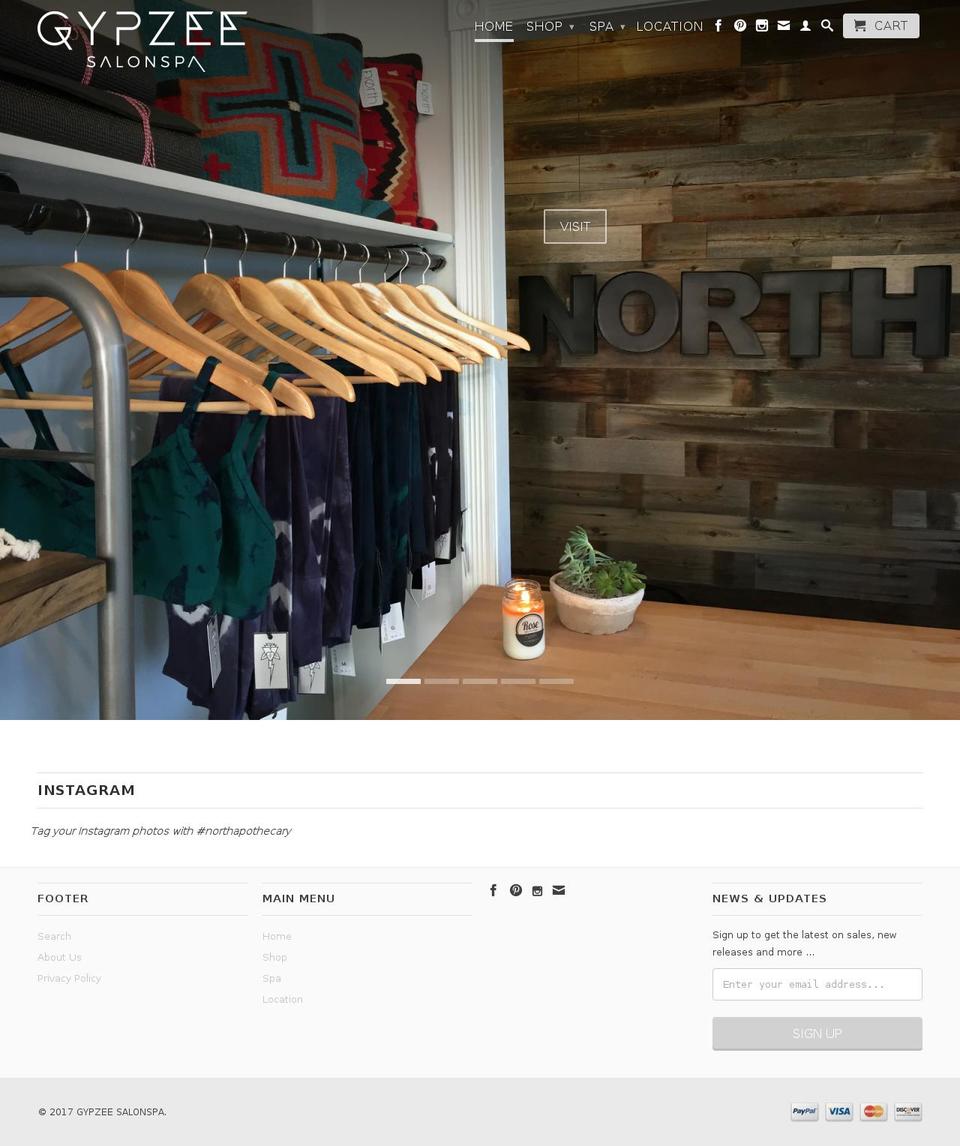 northapothecary.com shopify website screenshot