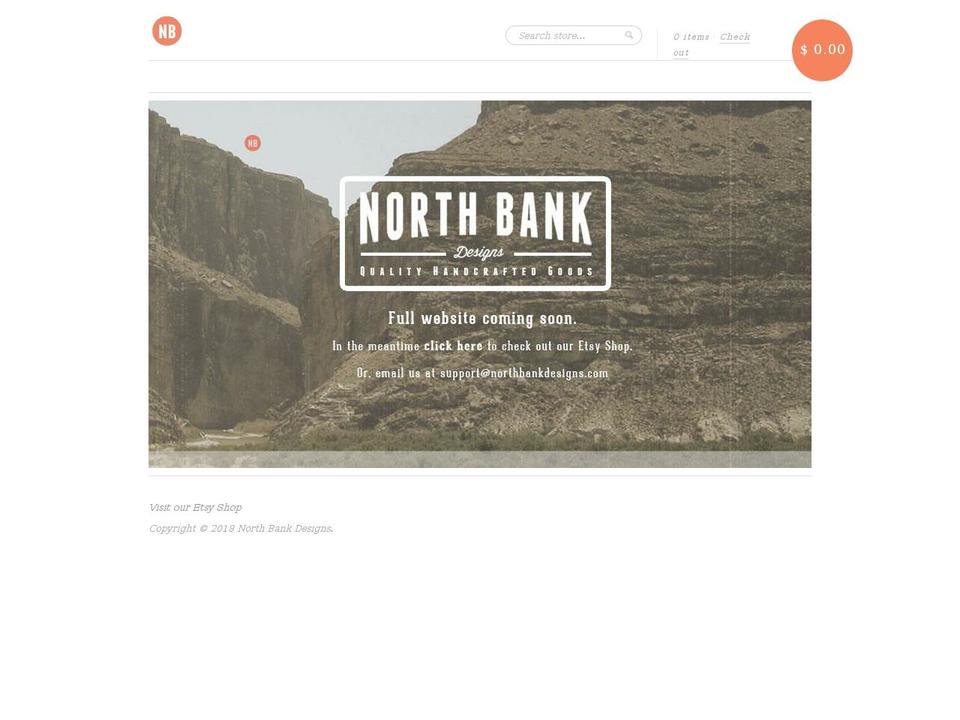 northbankdesigns.com — Shopify storefront screenshot