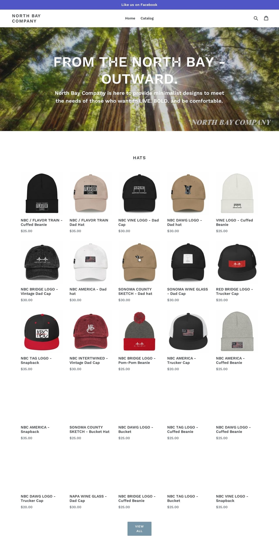 northbaycompany.com shopify website screenshot