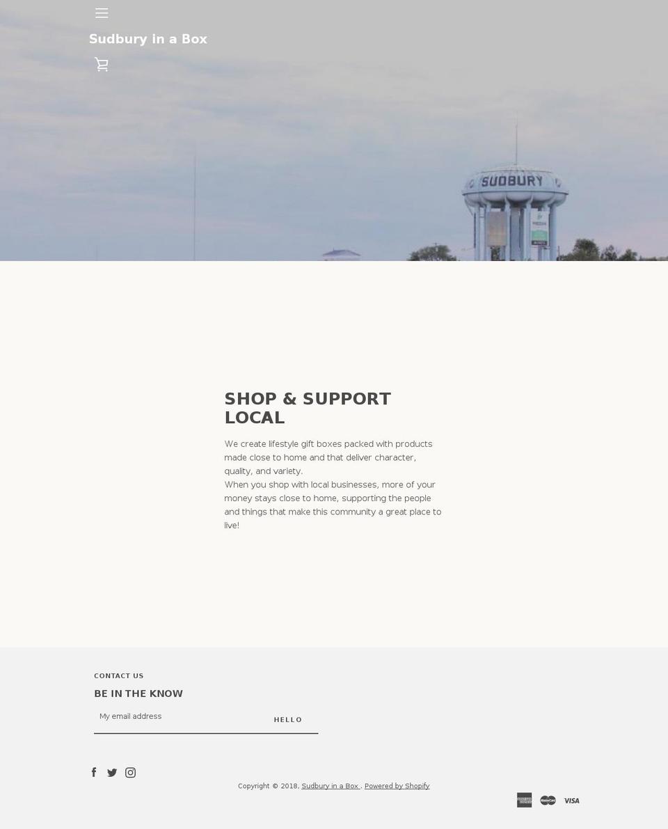 narrative-parallax Shopify theme site example northbayinabox.com