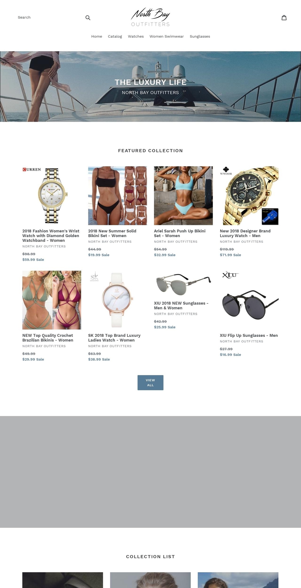 northbayoutfitters.net shopify website screenshot
