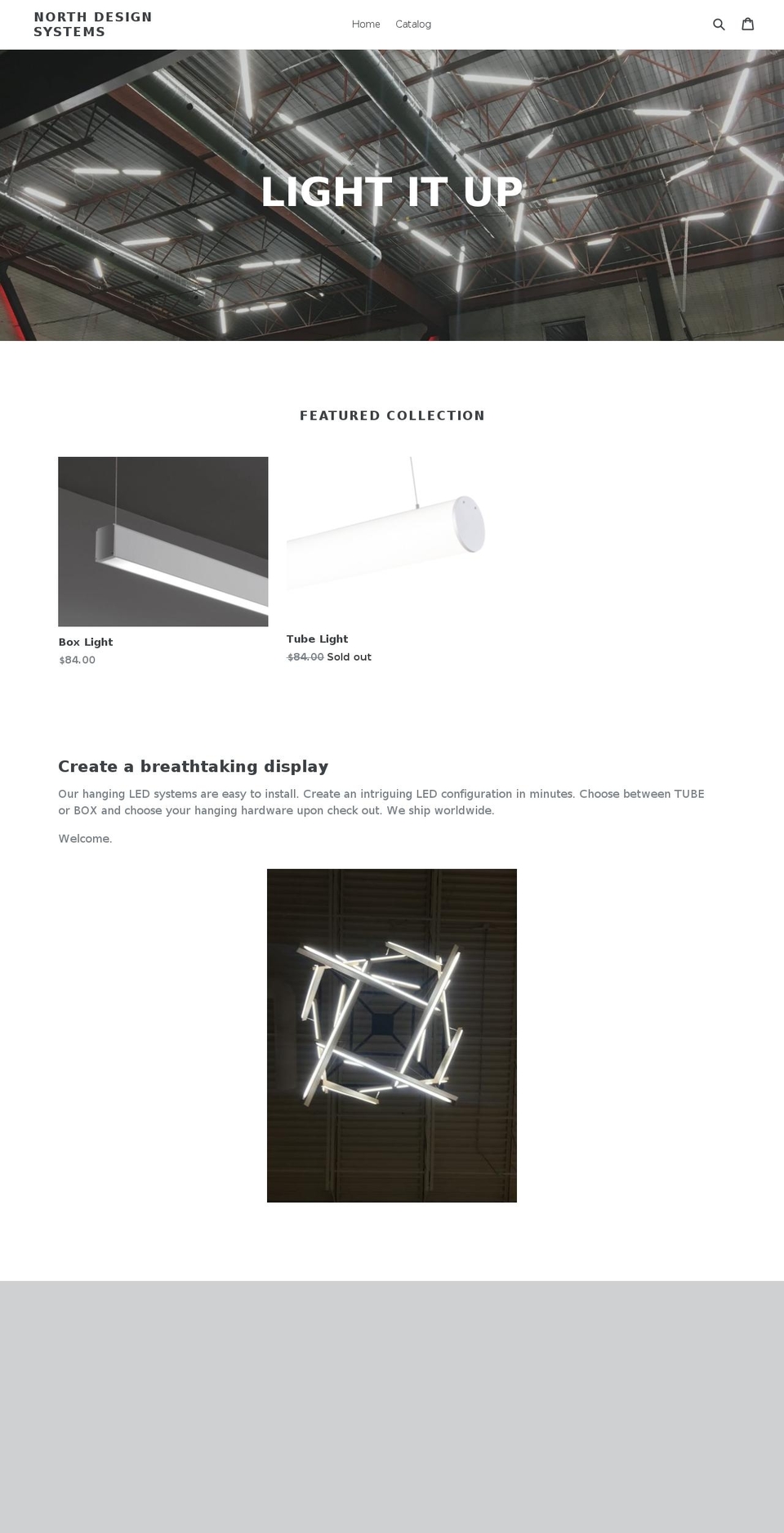 northdesignsystems.com — Shopify storefront screenshot