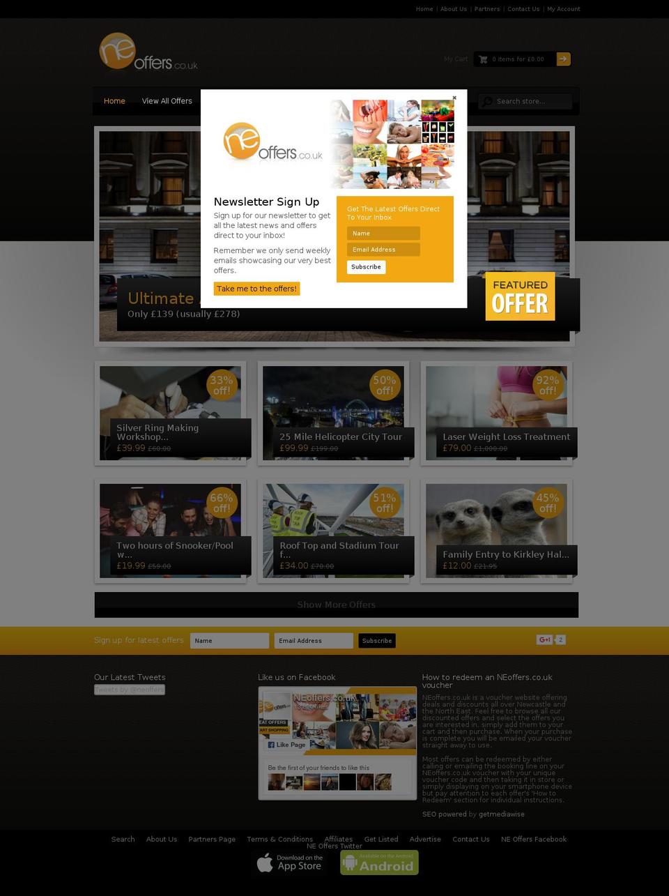 ER - Responsive Theme Shopify theme site example northeastoffers.com