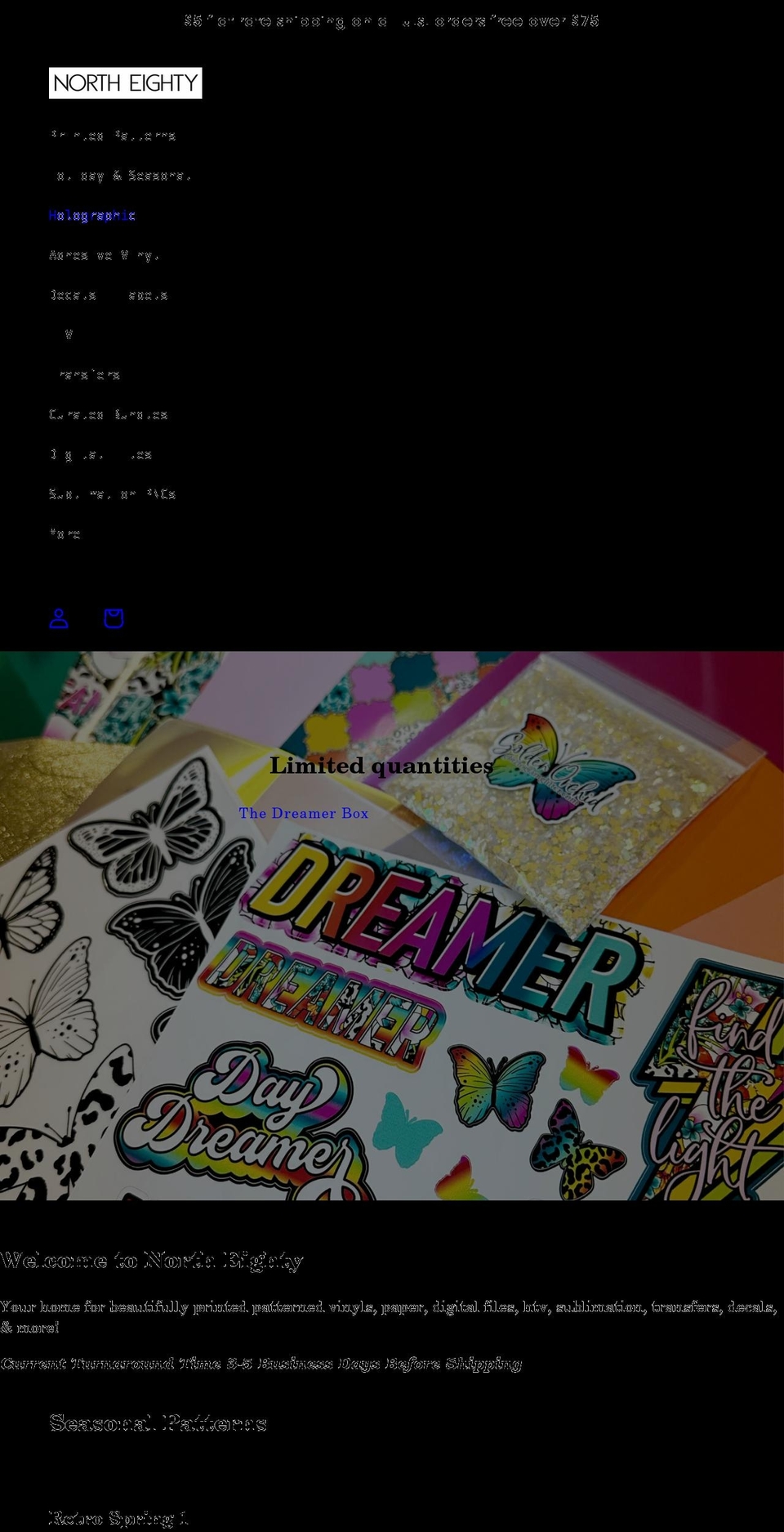 northeighty.com shopify website screenshot