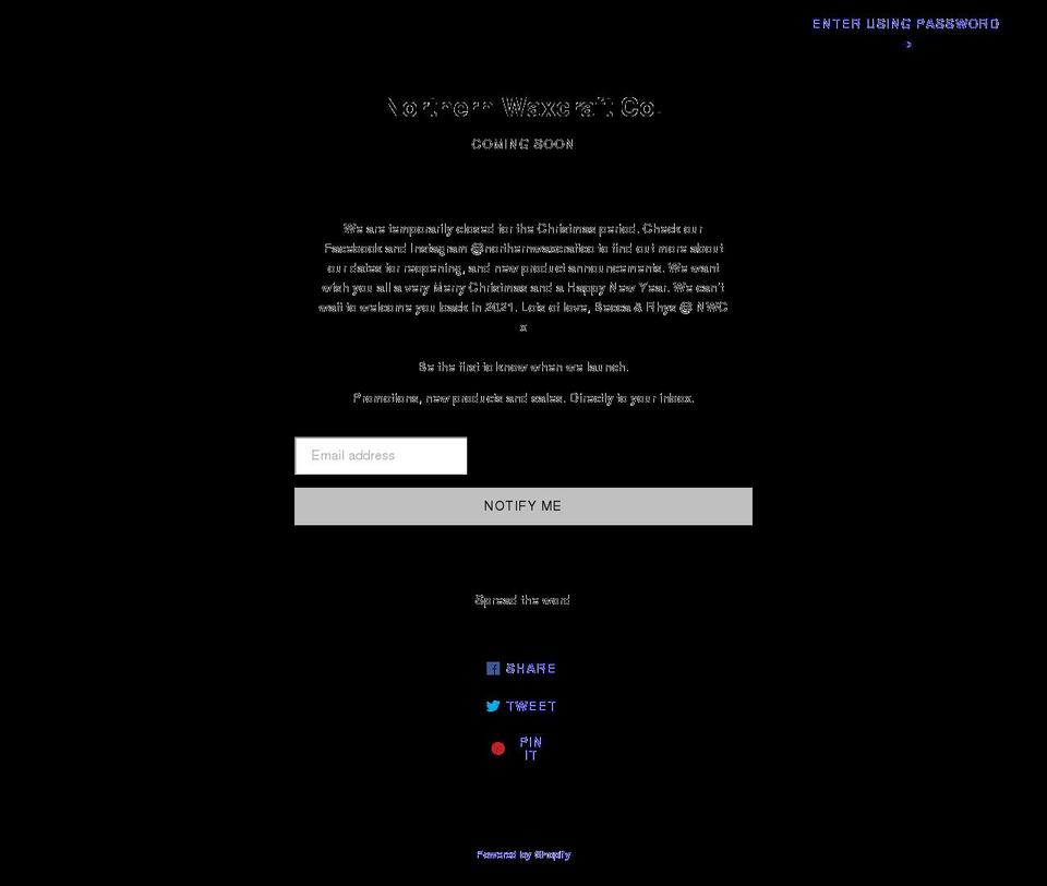 northern-waxcraft-co.myshopify.com shopify website screenshot