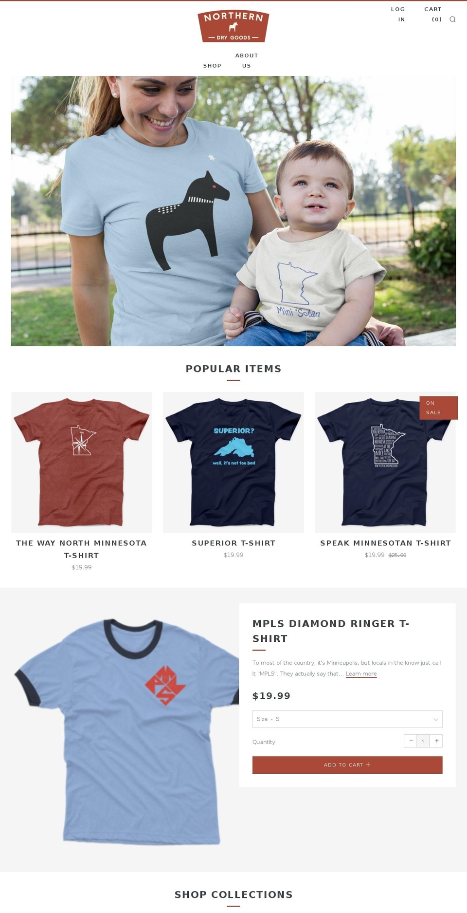 northerndrygoods.com — Shopify storefront screenshot